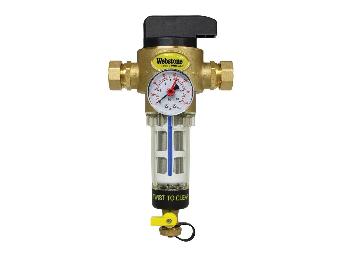 Webstone H-5-G0103W, 3/4 in. x 3/4 in. SWT Sediment Filter SWT-X-G010W