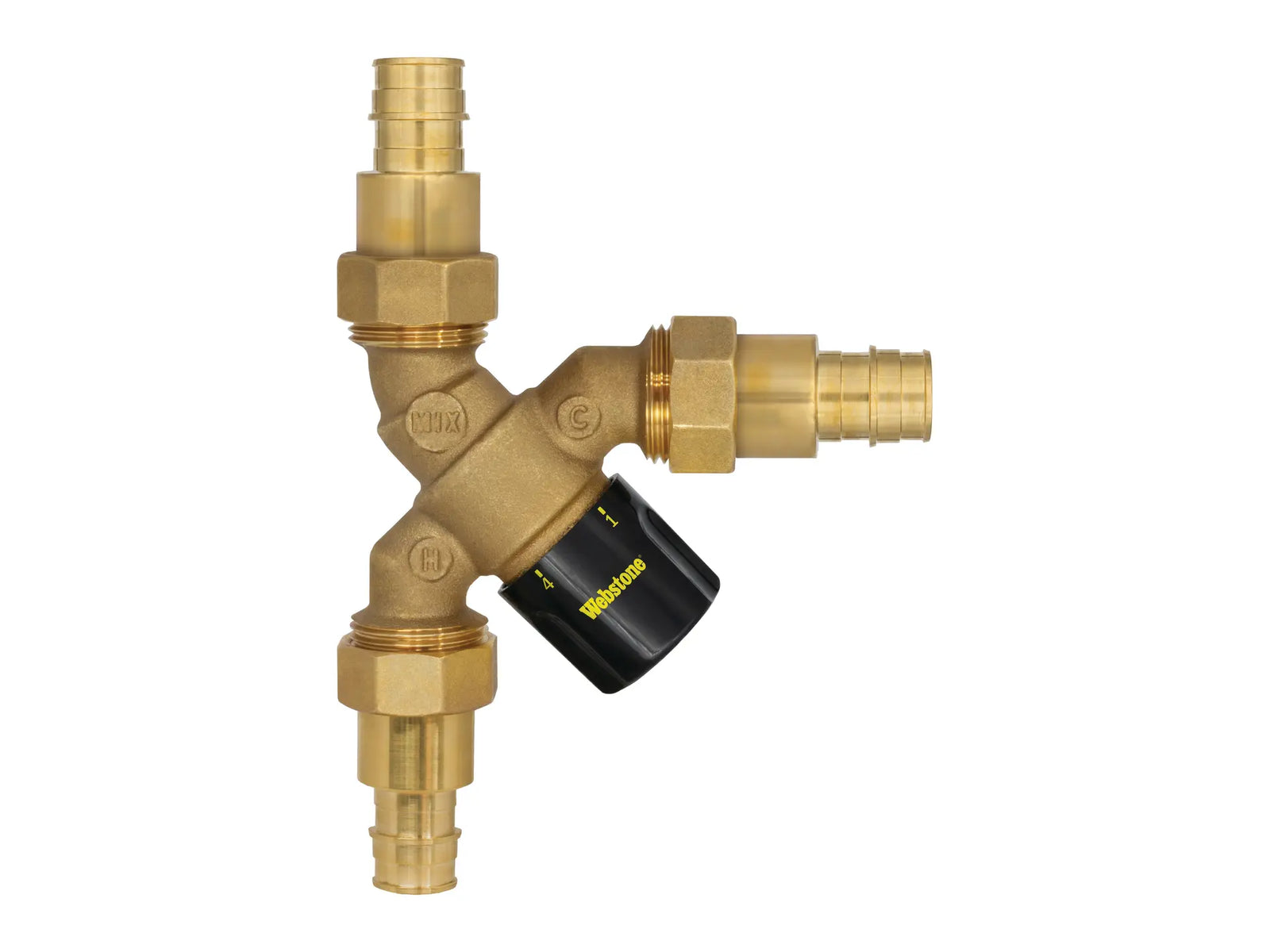 Webstone H-73273W-Y, 3/4 in. x 3/4 in. PEX F1960 Y-Thermost Mixing Valve w/Integral Check Valve