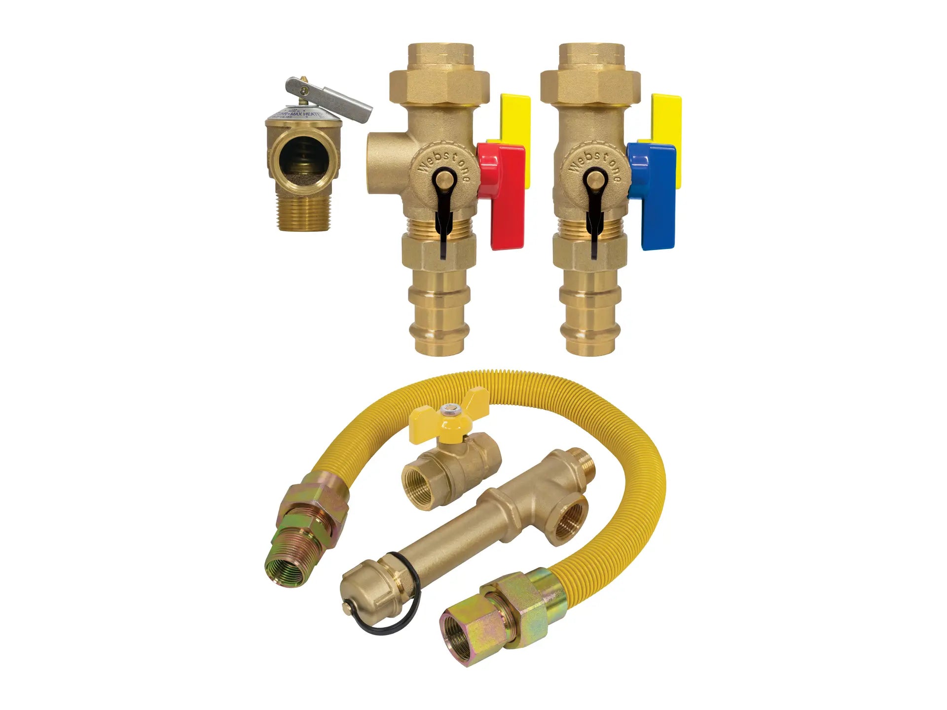 Webstone H-8-G2443WPR-GST, 3/4 in. x 3/4 in. E-X-P Complete Tankless Water Heater Installation Kit