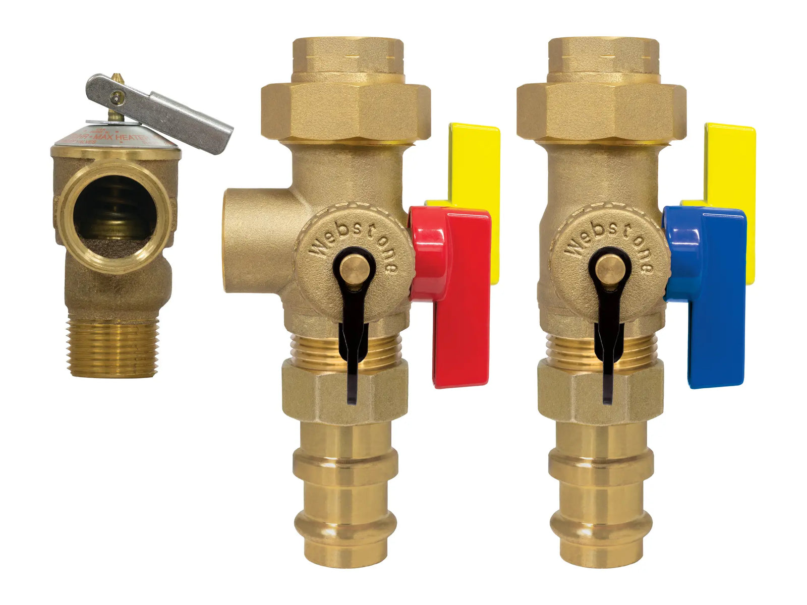 Webstone H-8-G2443WPR-LF, 3/4in.x3/4in. EXP Ultra-Comp Tankless Wat Heat Serv Valve Kit G-Fittings