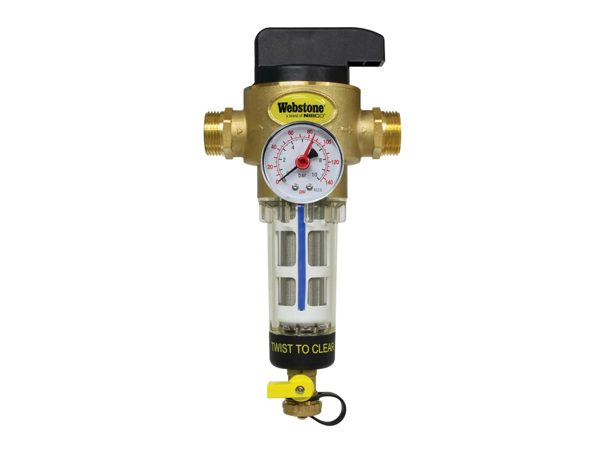 Webstone H-G0104W, 1 in. x 1 in. GMT Sediment Filter Body THD-G010W
