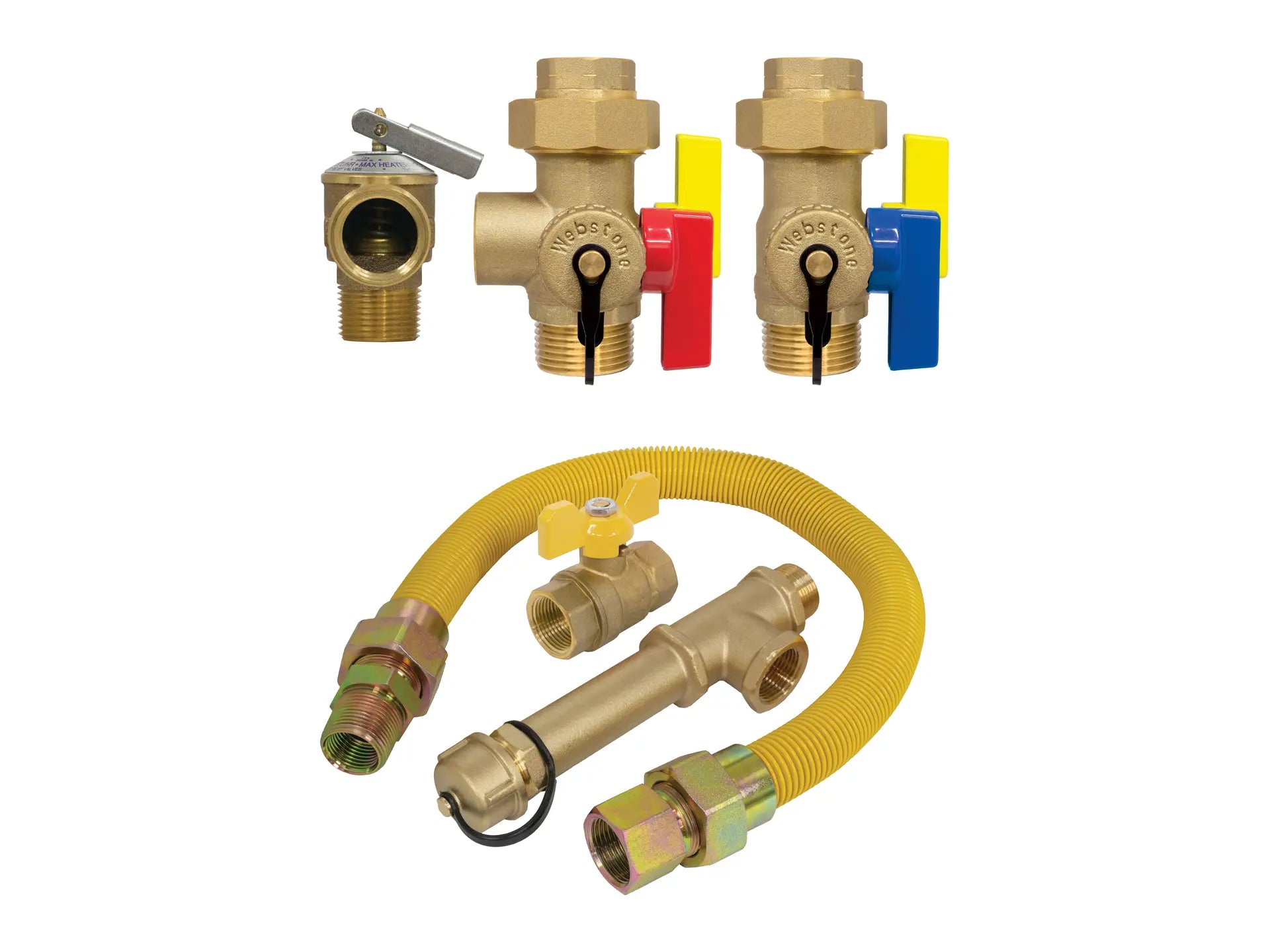 Webstone H-G2444W-R-PR-GST, 3/4 in. x 1 in. Tankless Water Heater Installation Kit THD-G244WPR-GST