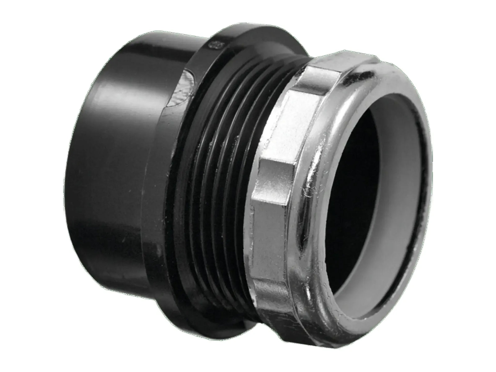 NIBCO I014640, 1-1/2 in. x 1-1/4 in. Trap Adapter Spg x SJ ABS DWV 5801-2-7-C