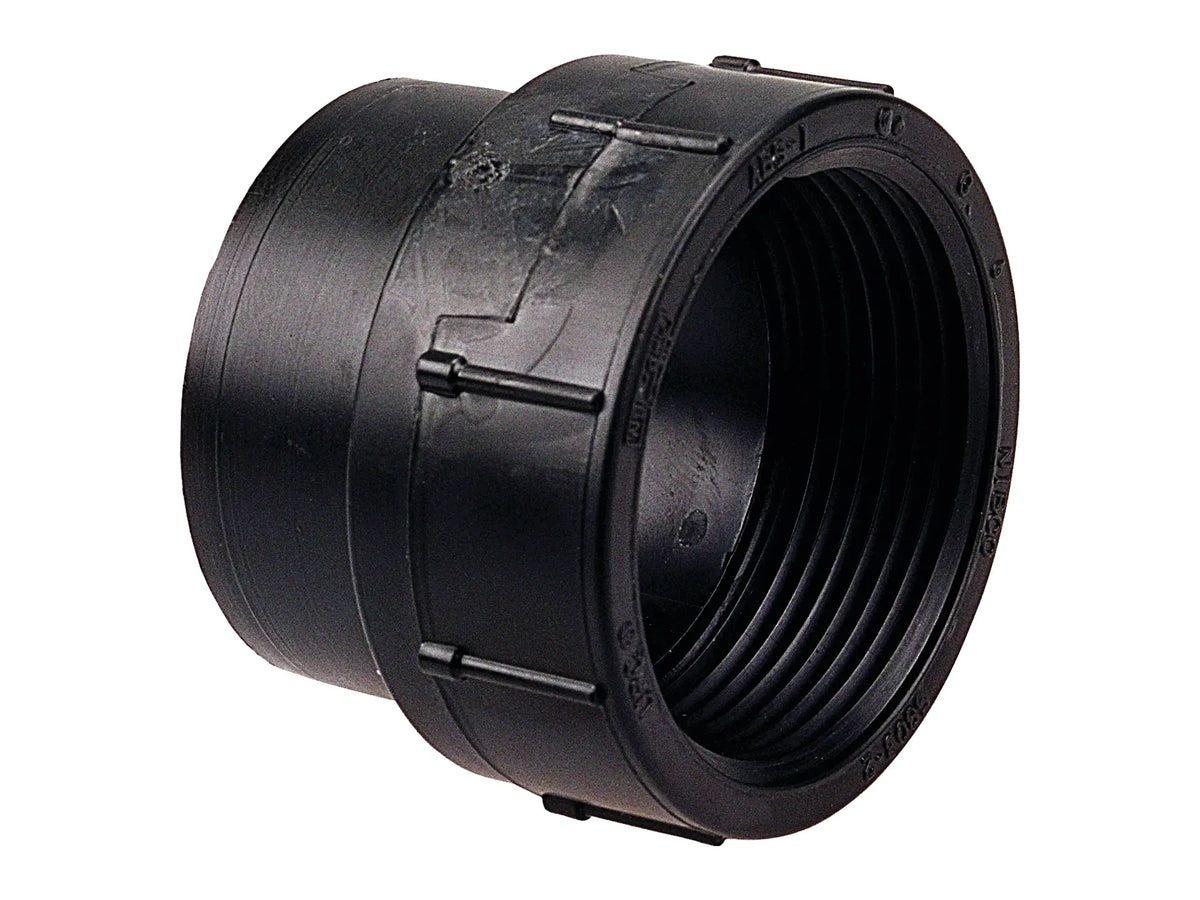 NIBCO I026300, 4 in. x 4 in. Female Adapter Spg x FIPT ABS DWV 5803-2