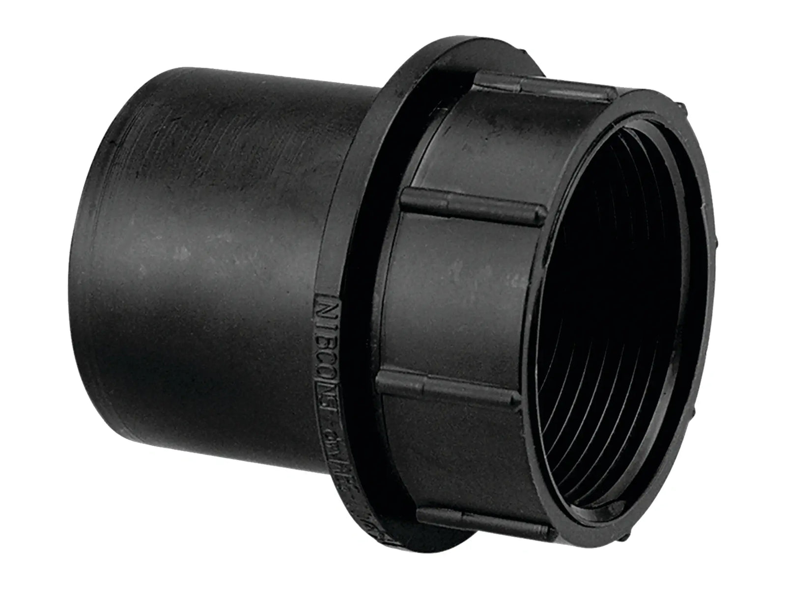 NIBCO I026950, 1-1/2 in. x 1-1/2 in. Swivel Adapter Spg x FIPT ABS DWV 5803-2-SW-EL