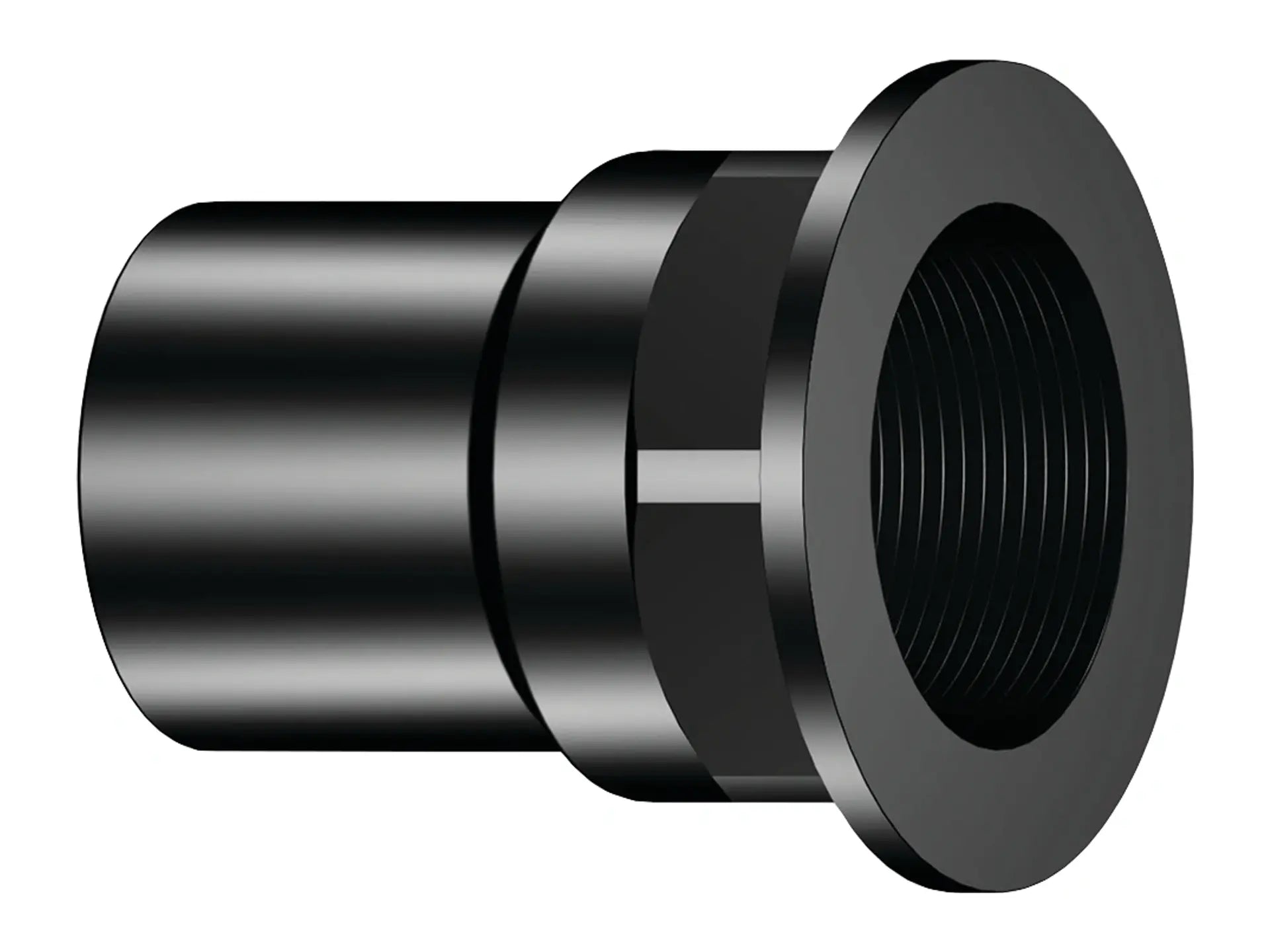 NIBCO I027000, 1-1/2 in. x 1-1/2 in. Tray Plug Adapter Spg x NPSM Thread ABS DWV 5803-2-TPA