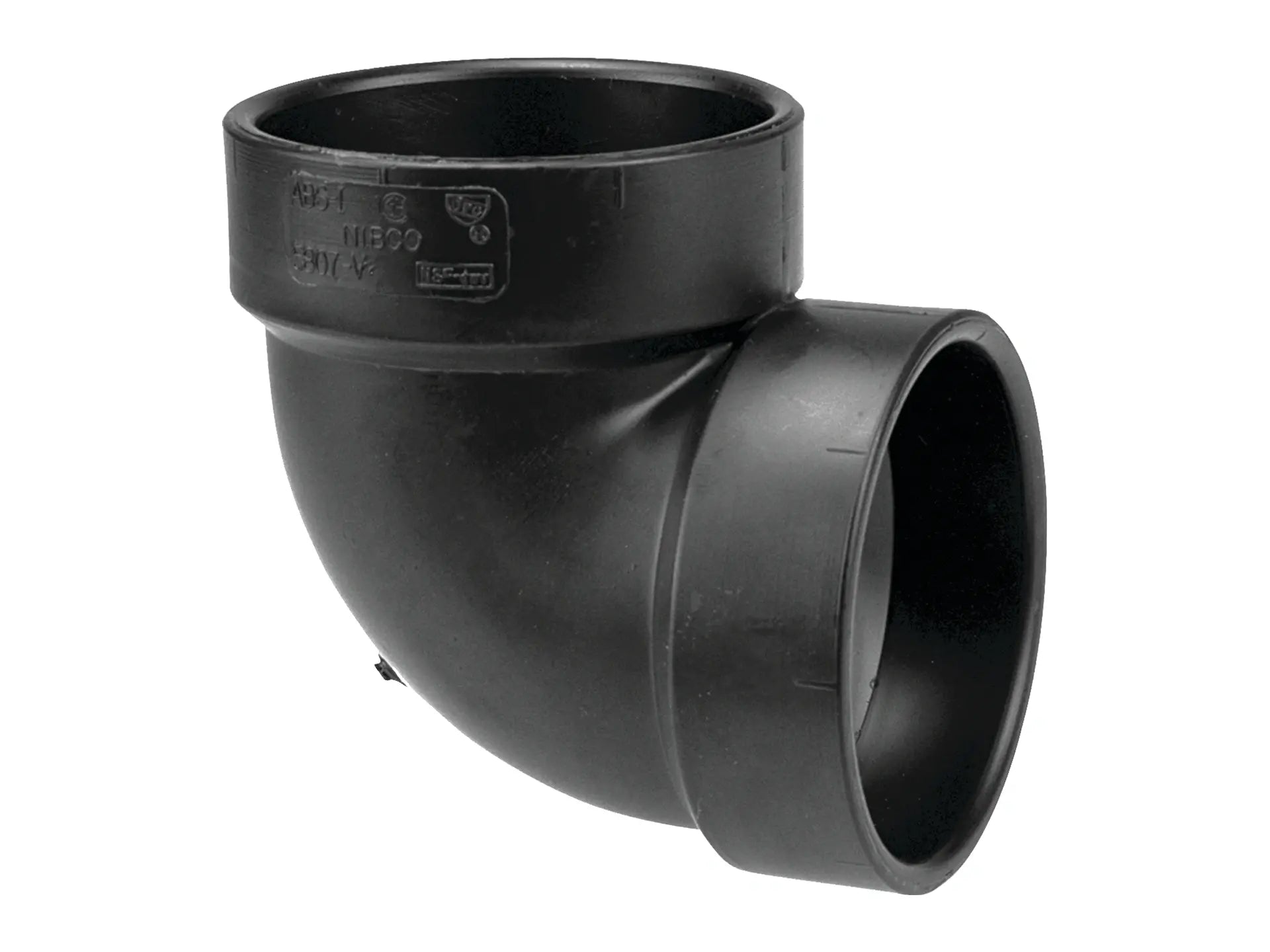 NIBCO I053400, 2 in. x 2 in. 90° Vent Elbow H x H ABS DWV 5807-V
