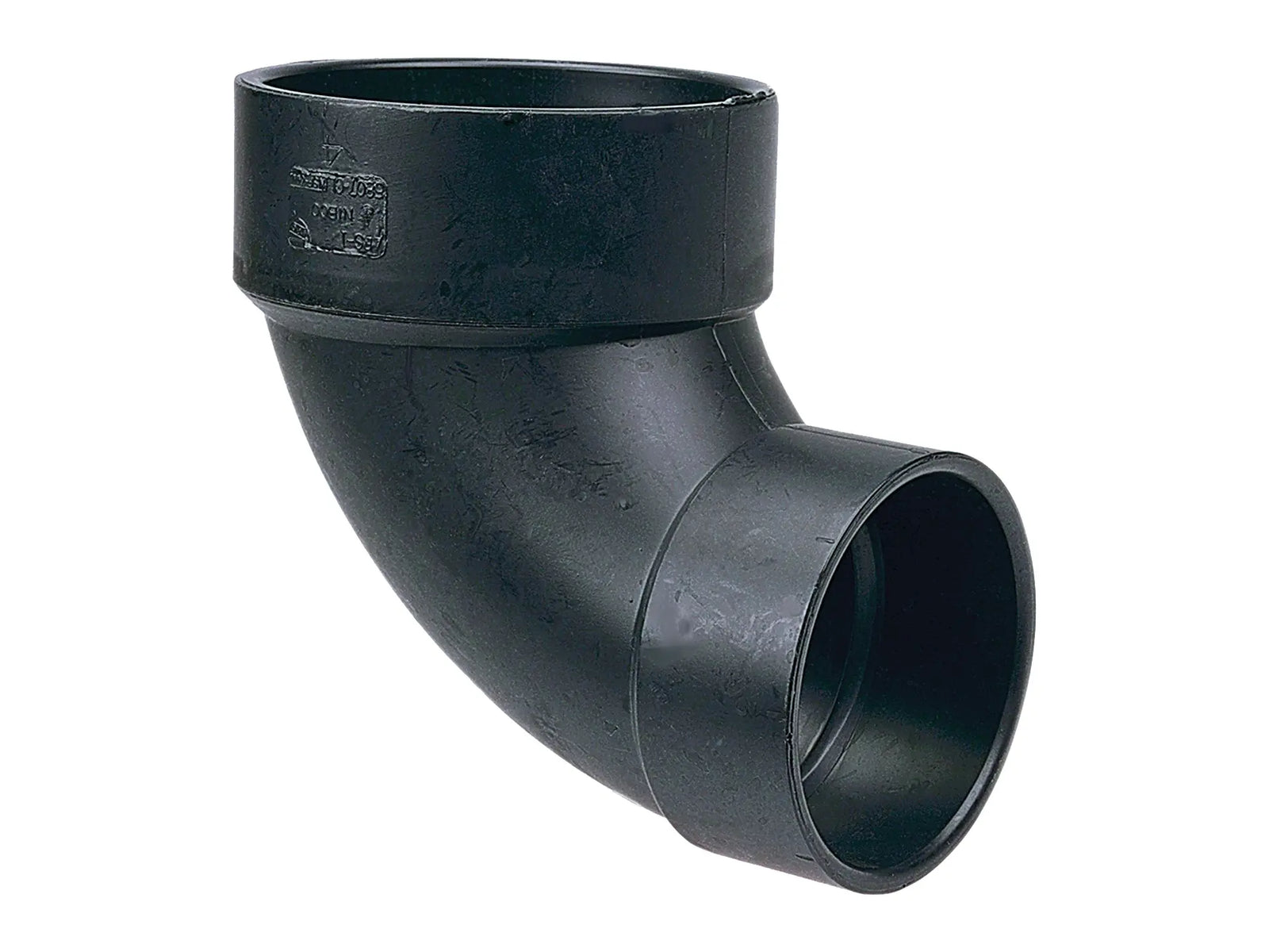 NIBCO I055800, 4 in. x 3 in. 90° Closet Elbow with Cap H x H ABS DWV 5807-CL
