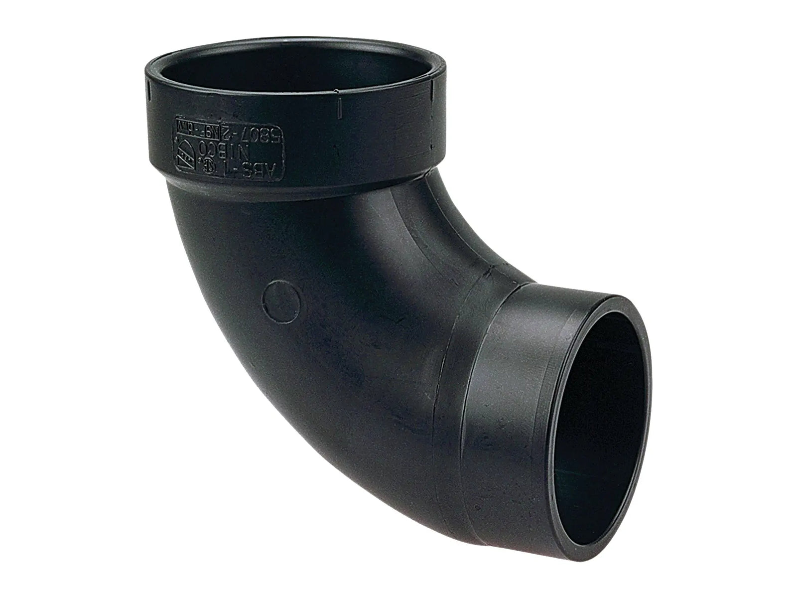 NIBCO I058000, 1-1/4 in. x 1-1/4 in. 90° Street Elbow Spg x H ABS DWV 5807-2