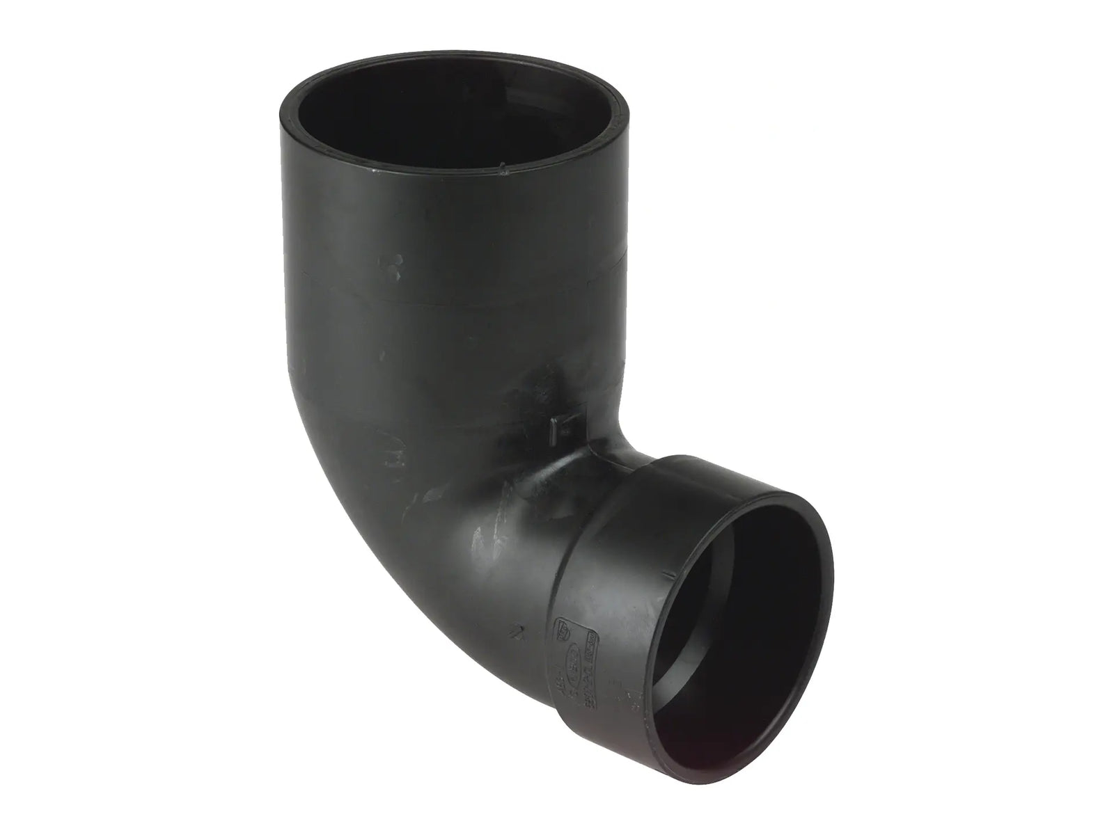 NIBCO I058250, 4 in. x 3 in. 90° Street Closet Elbow with Cap Spg x H ABS DWV 5807-2-CL