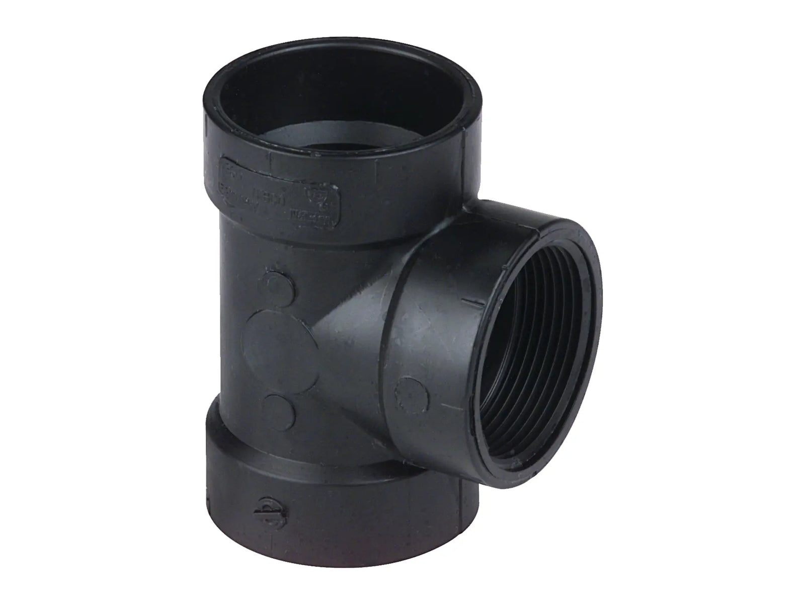 NIBCO I113070, 3 in. x 3 in. x 3 in. Test Tee H x H x FIPT ABS DWV 5811-14-V