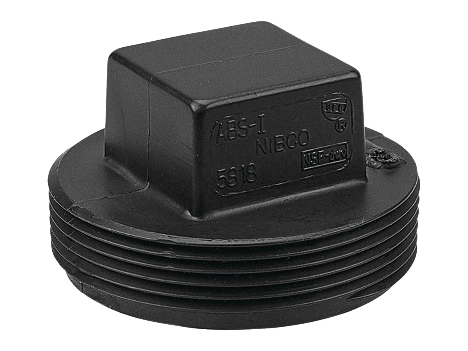 NIBCO I177200, 1-1/2 in. Plug MIPT ABS DWV 5818