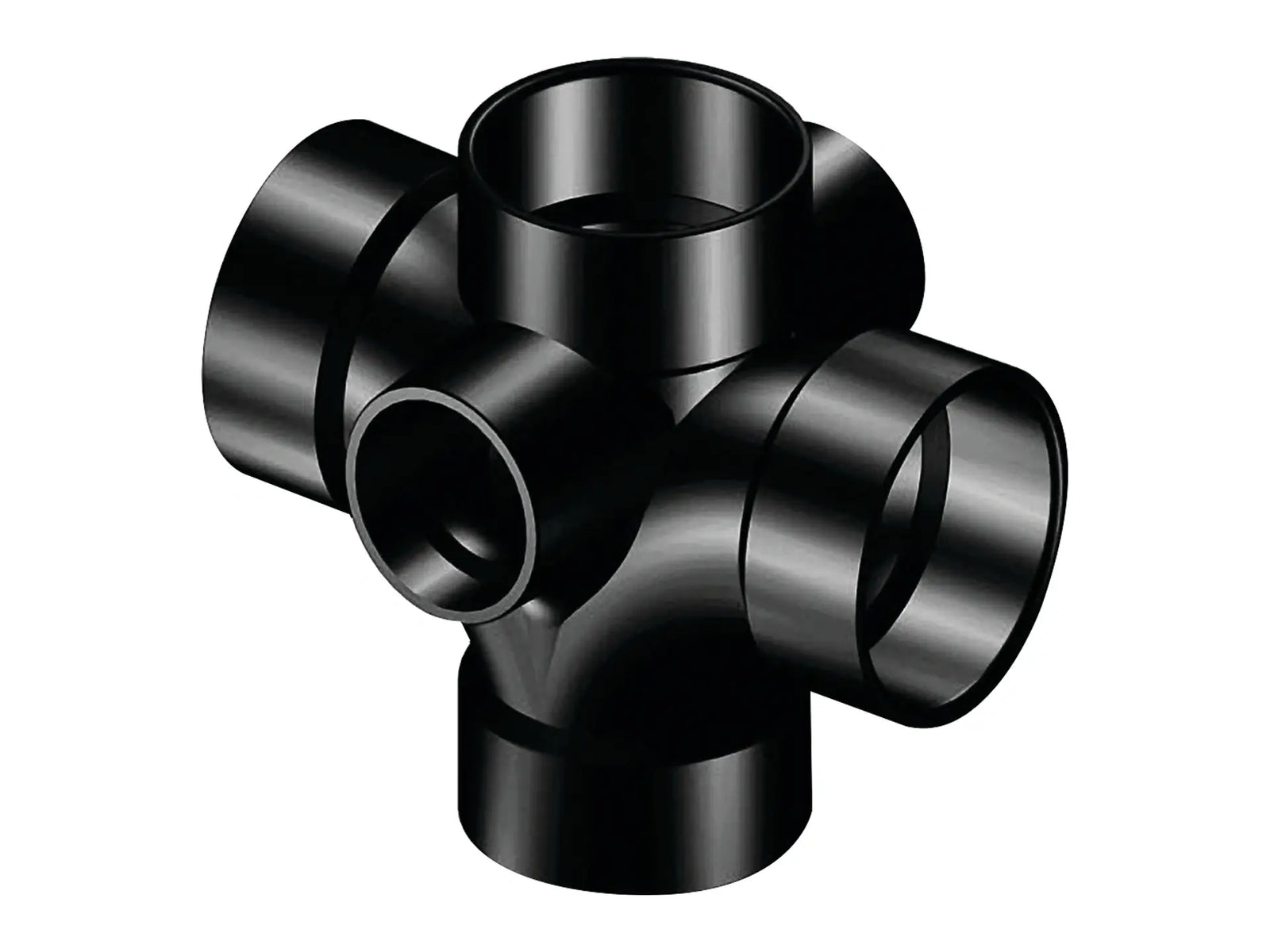 NIBCO I276250, 3 in. x 3 in. x 3 in. x 3 in. Double Sanitary Tee W/Two-90° Side Inlets (All Hub)