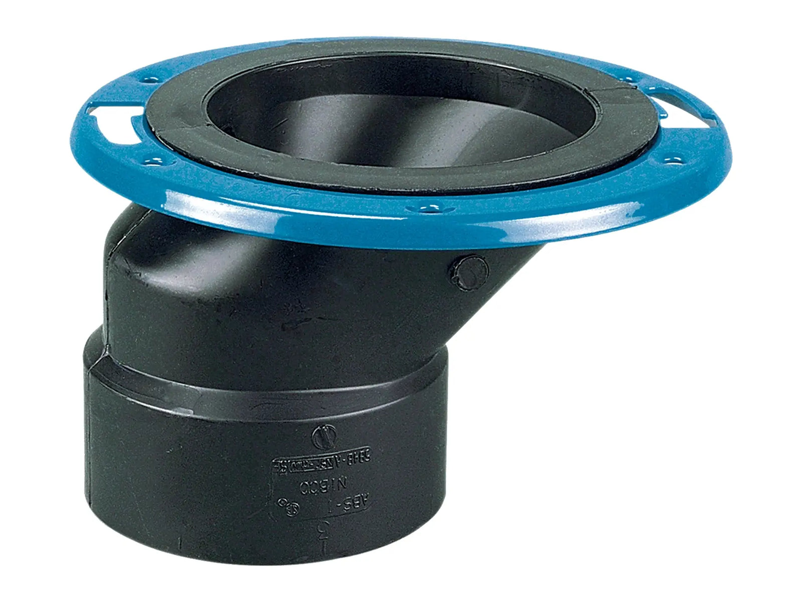 NIBCO I325250, 4in. x 3in. Offset Adjustable Closet Flange with Plastic Coated Steel Flange Hub