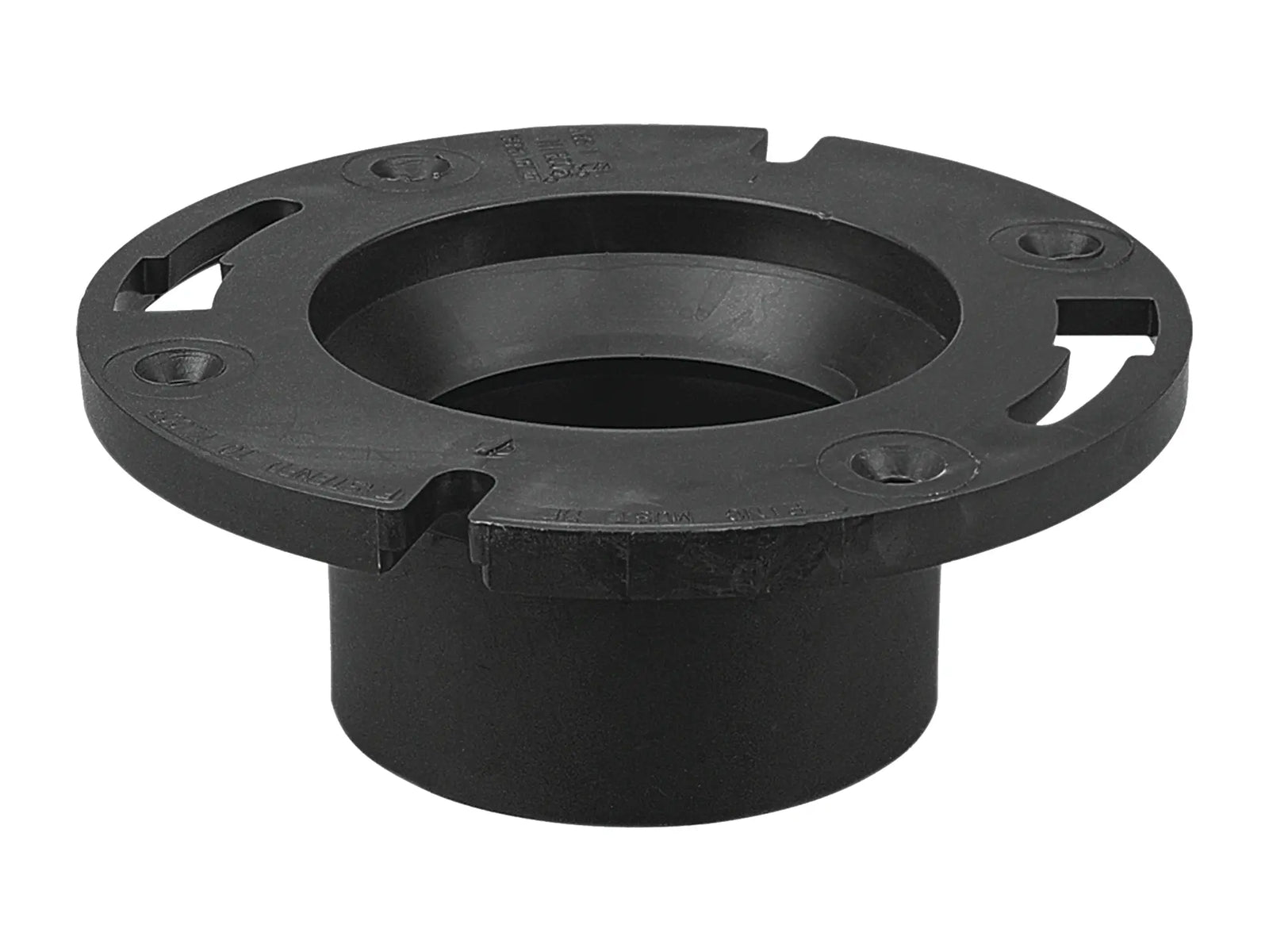 NIBCO I355250, 4 in. x 3 in. Reducing Closet Flange Hub ABS DWV 5851