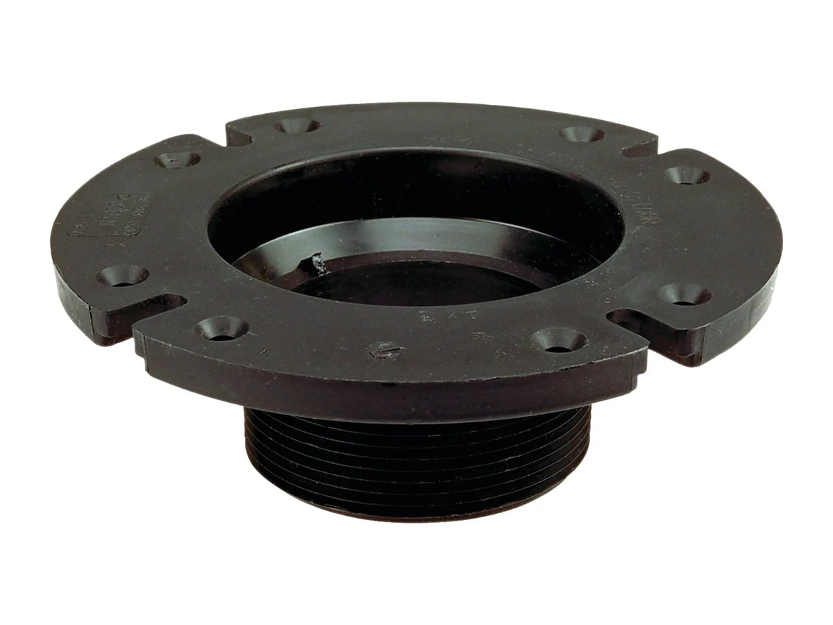 NIBCO I355330, 4 in. x 3 in. Closet Flange MIPT ABS DWV 5851-4