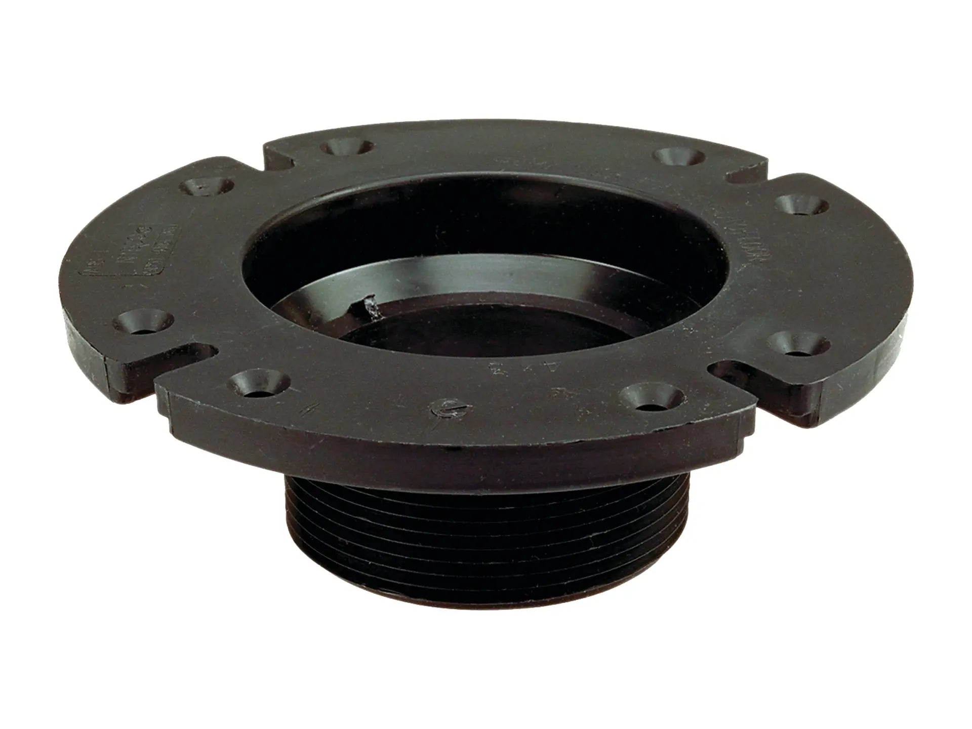 NIBCO I355330, 4 in. x 3 in. Closet Flange MIPT ABS DWV 5851-4