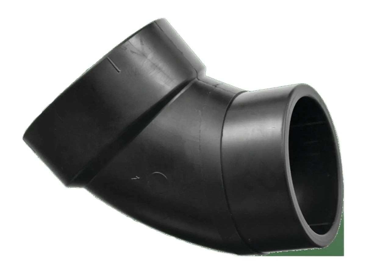 NIBCO I441050, 1-1/2 in. x 1-1/2 in. 60° Elbow Spg x Hub ABS DWV 58602