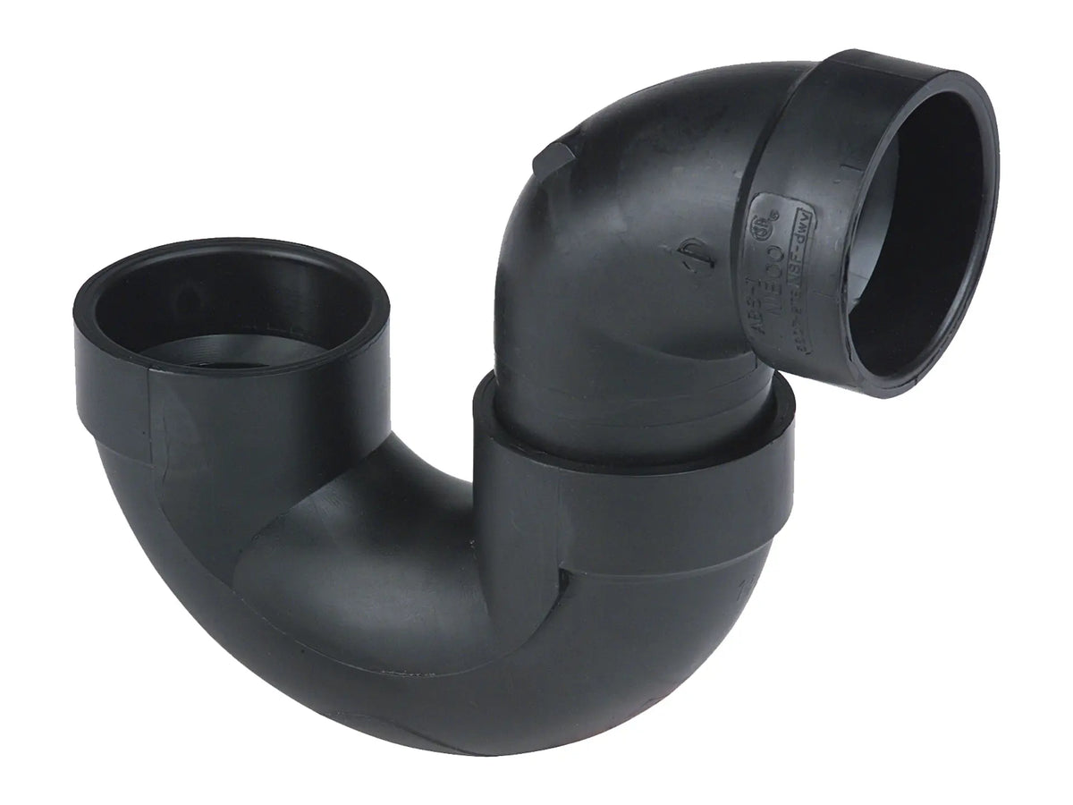 NIBCO I565500, 4 in. x 4 in. P-Trap Hub x Hub ABS DWV 5885