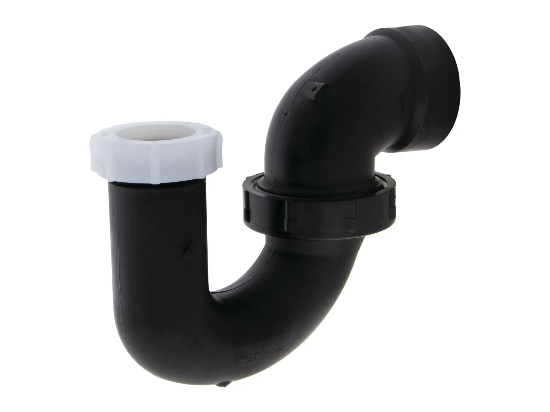 NIBCO I600500, 1-1/2 in. x 1-1/4 in. P-Trap with Union Joint Hub x SJ ABS DWV 5892