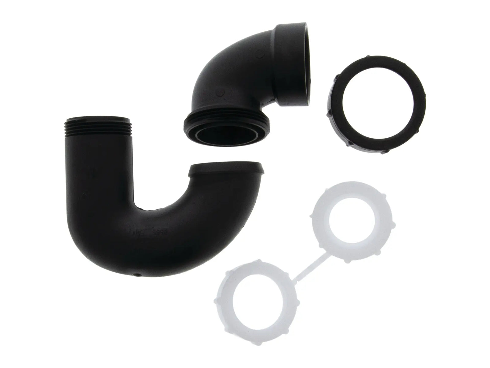 NIBCO I603000, 1-1/2 in.x1-1/4 in. OR 1-1/2 in. P-Trap with Union Joint L.A. Pattern Hub x SJ