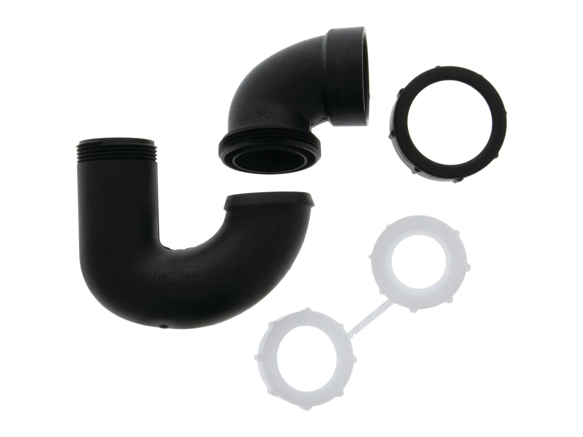 NIBCO I603000, 1-1/2 in.x1-1/4 in. OR 1-1/2 in. P-Trap with Union Joint L.A. Pattern Hub x SJ