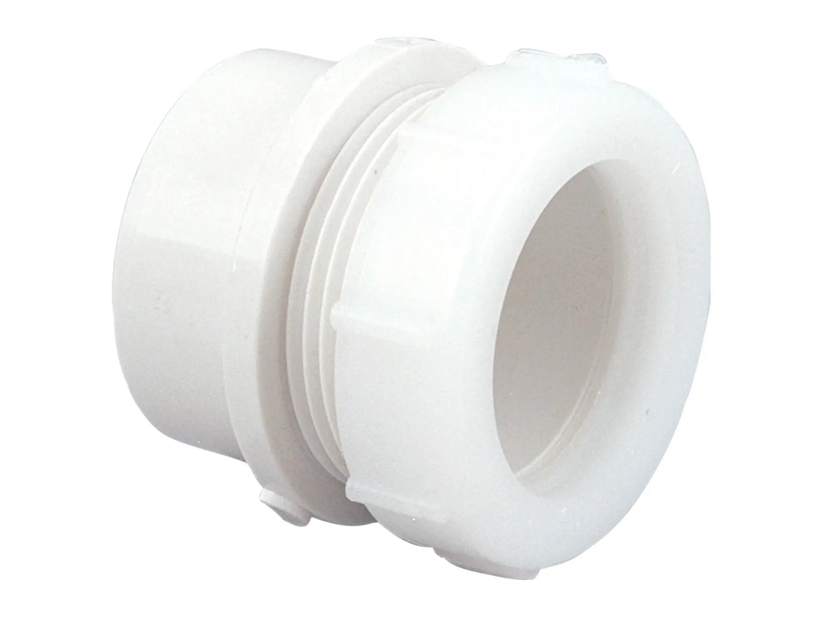 NIBCO K014600, 1-1/2 in. x 1-1/4 in. SPGxSJ Trap Adapter PVC 4801-2-7