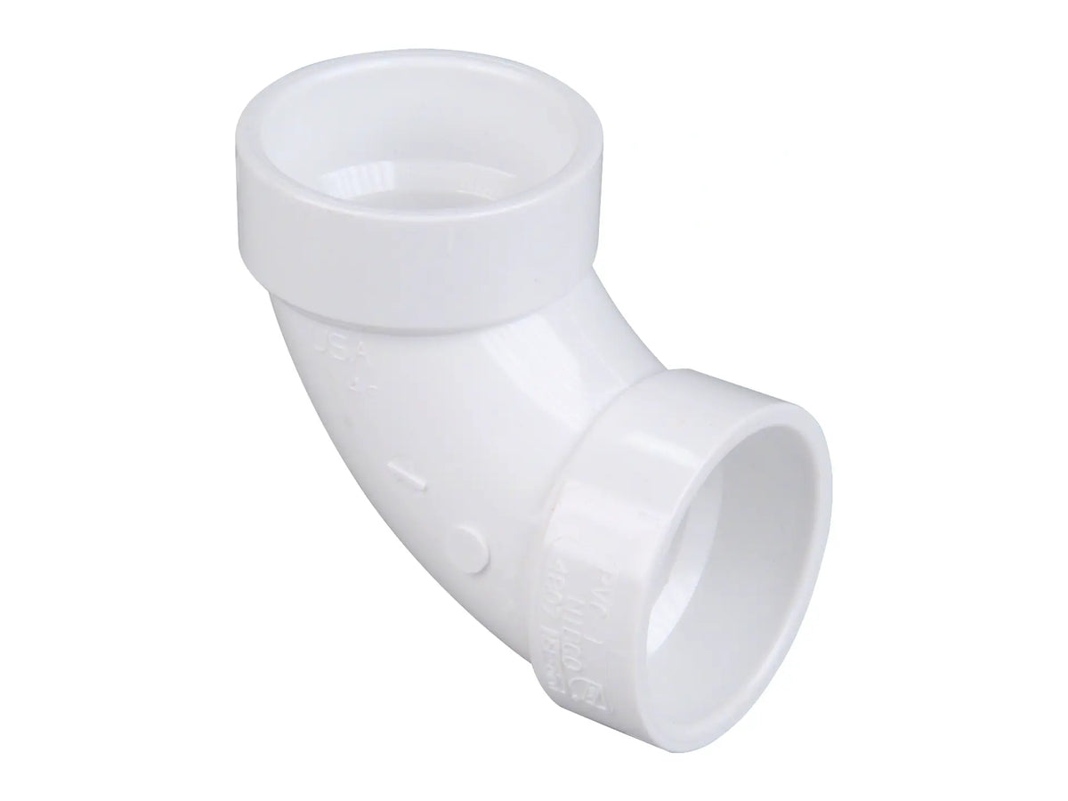 NIBCO K055650, 4 in. x 4 in. 90° Elbow H x H PVC DWV 4807