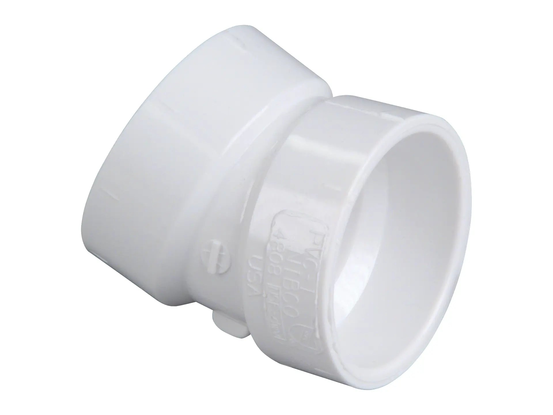 NIBCO K079450, 4 in. x 4 in. 22-1/2° Elbow H x H PVC DWV 4808
