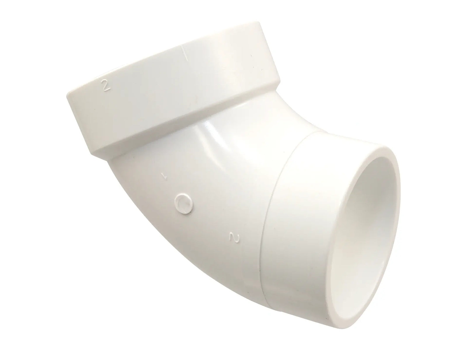 NIBCO K441150, 3 in. x 3 in. 60° Elbow Spg x Hub PVC DWV 4860-2