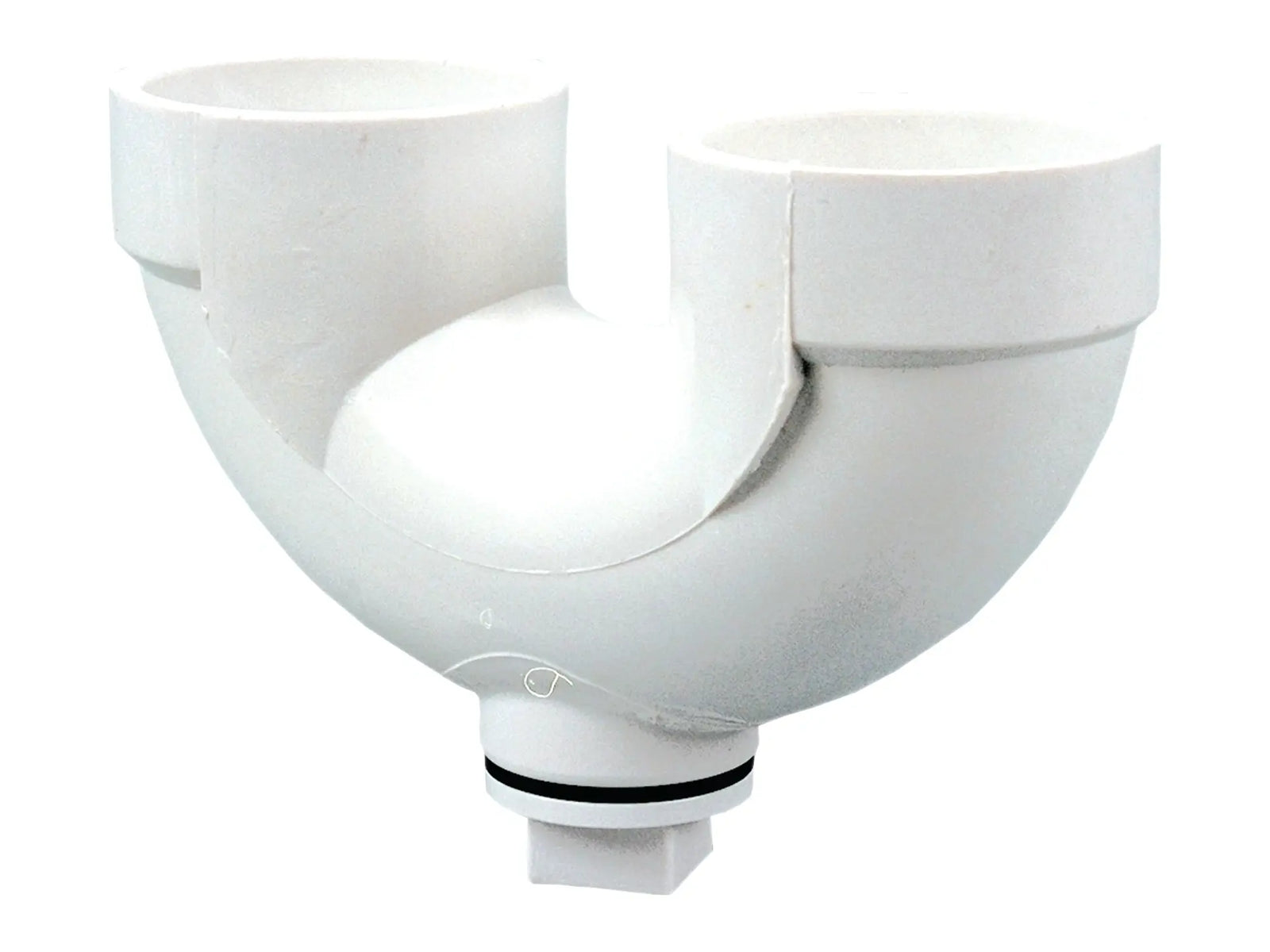 NIBCO K530300, 1-1/2 in. Return Bend Hub x Hub x Cleanout with Plug PVC DWV 4878