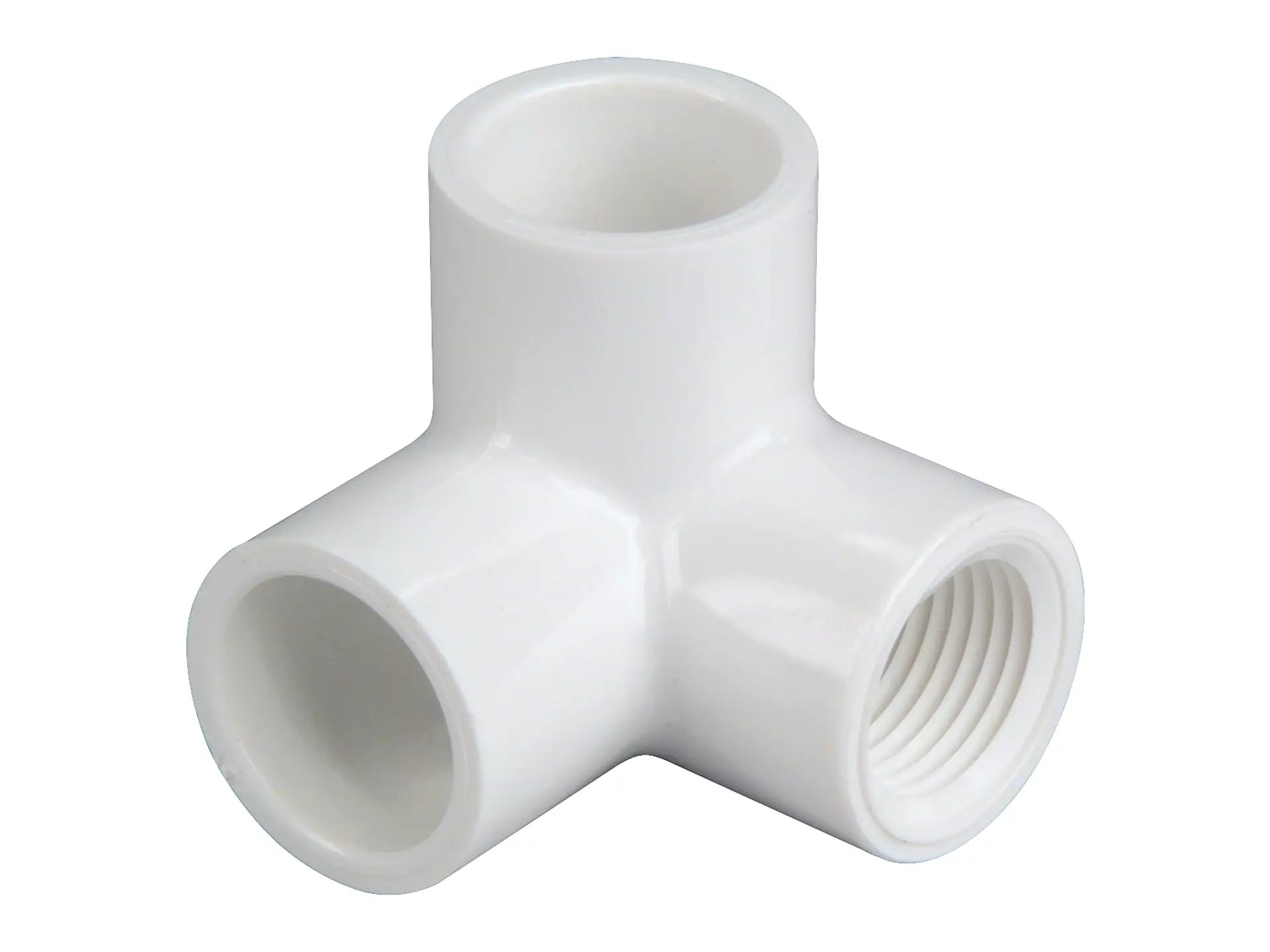 NIBCO L075100, 3/4 in. x 3/4 in. x 1/2 in. 90° Elbow W/Side Outlet SxSxF 414-101