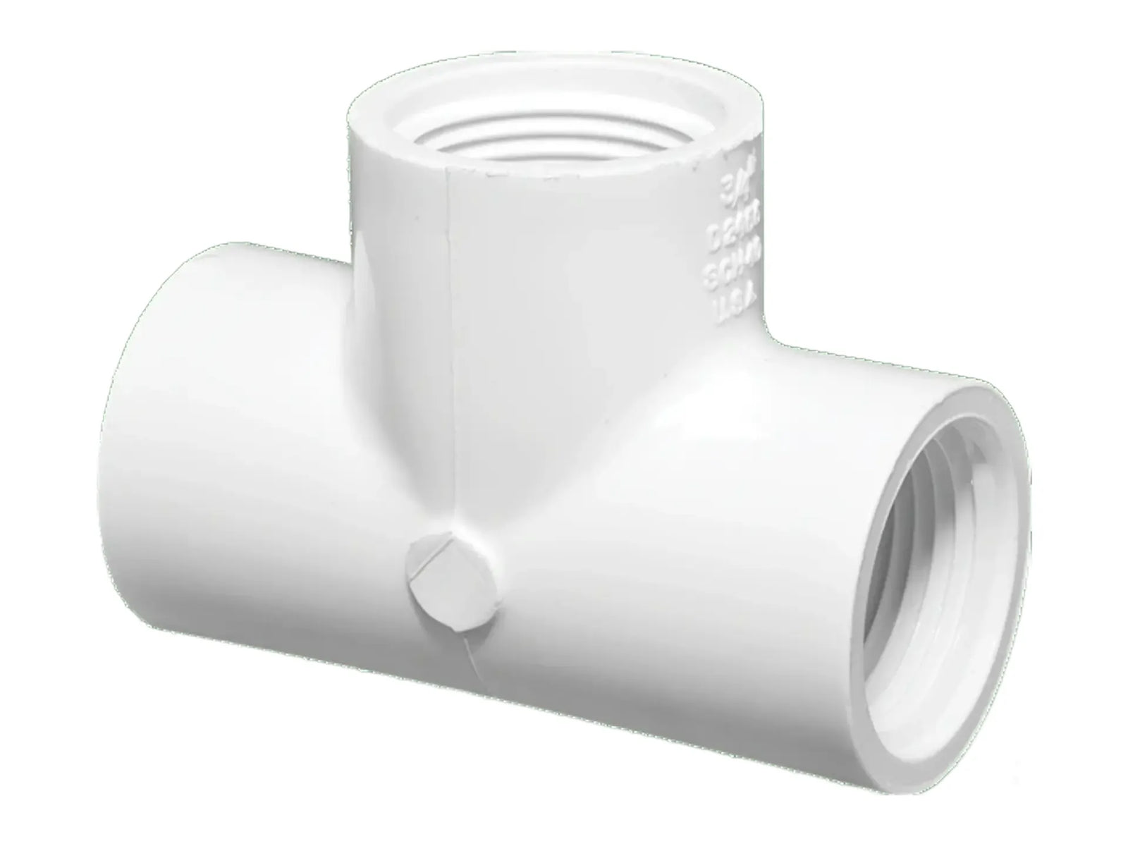 NIBCO L149200P, 1-1/2 in. x 1-1/2 in. x 1-1/2 in. FxFxF Tee PVC 40 405-015