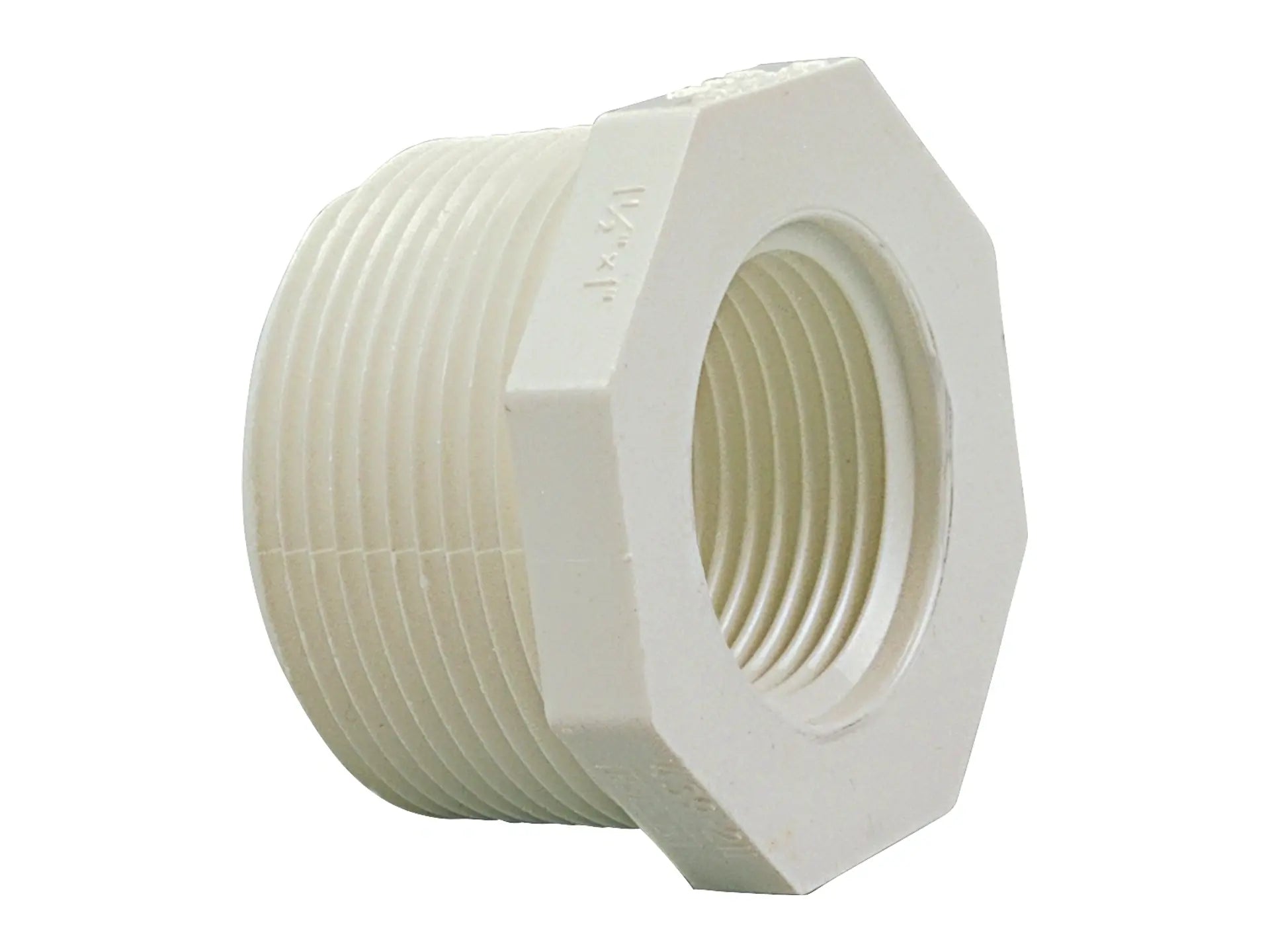 NIBCO L181175P, 1/2 in. x 3/8 in. MxF Bushing PVC 40 439