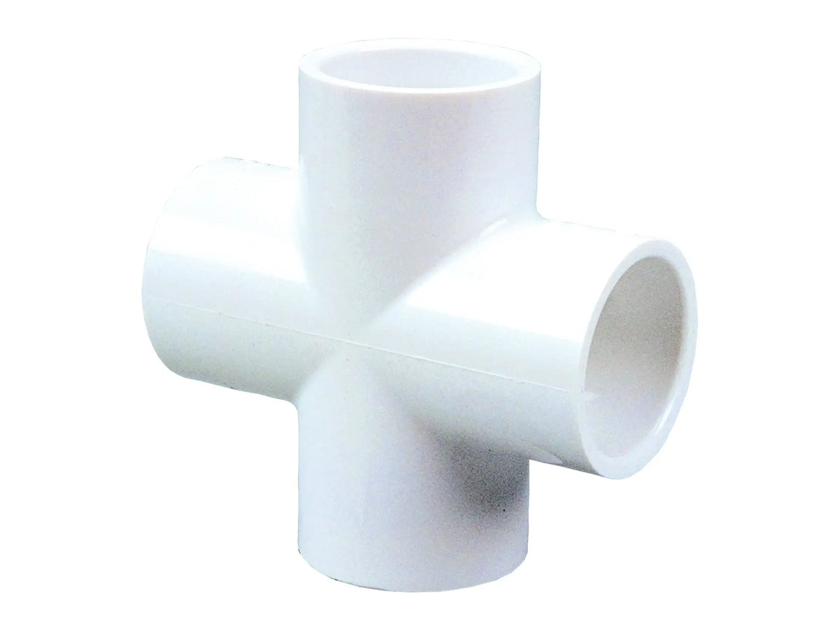 NIBCO L190000, 1/2 in. x 1/2 in. x 1/2 in. x 1/2 in. Cross All Slip PVC Schedule 40 420-005