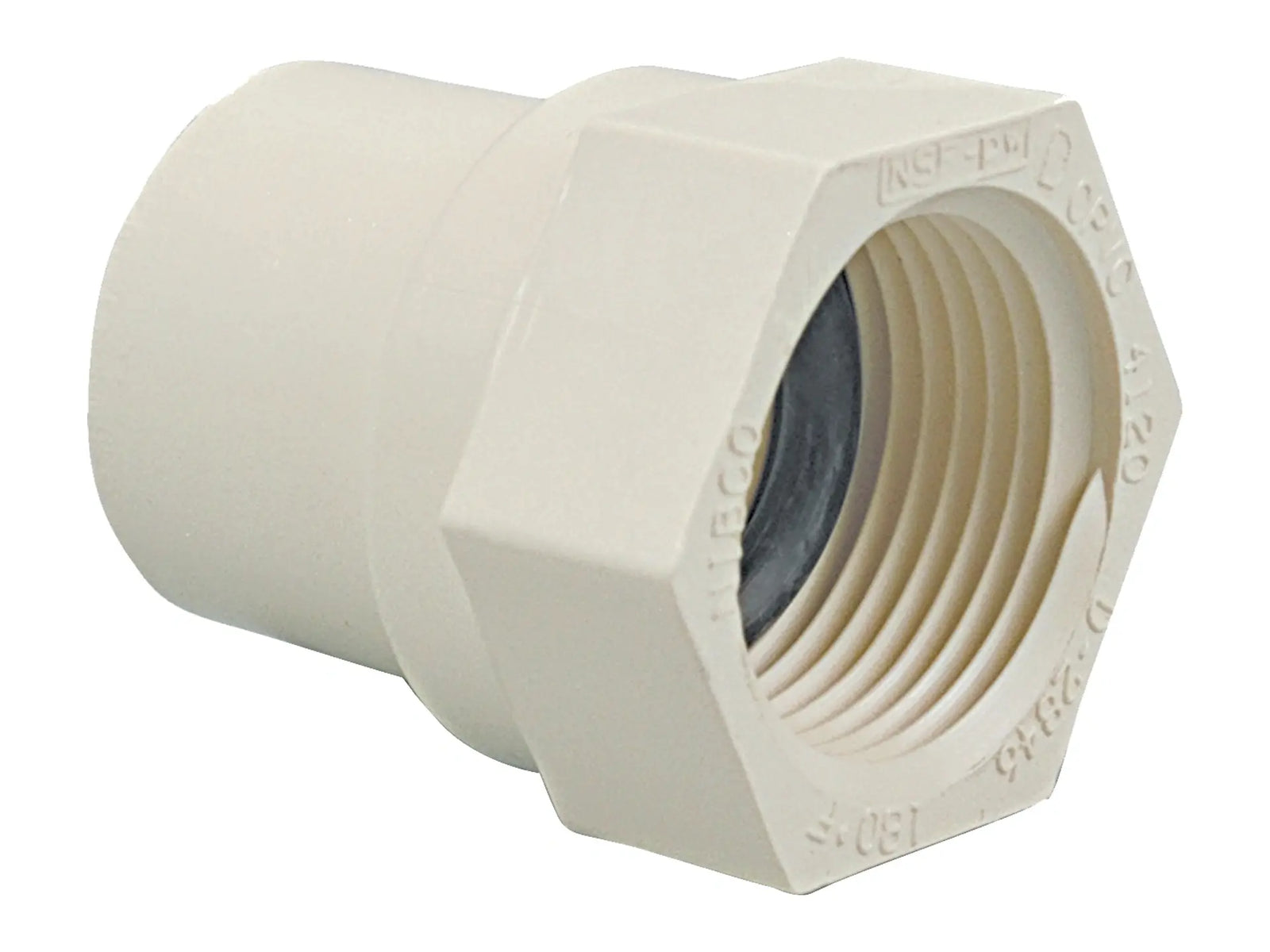 NIBCO M025250, 1 in. x 1 in. Female Adapter with Washer Slip x FIPT CPVC-CTS 4703