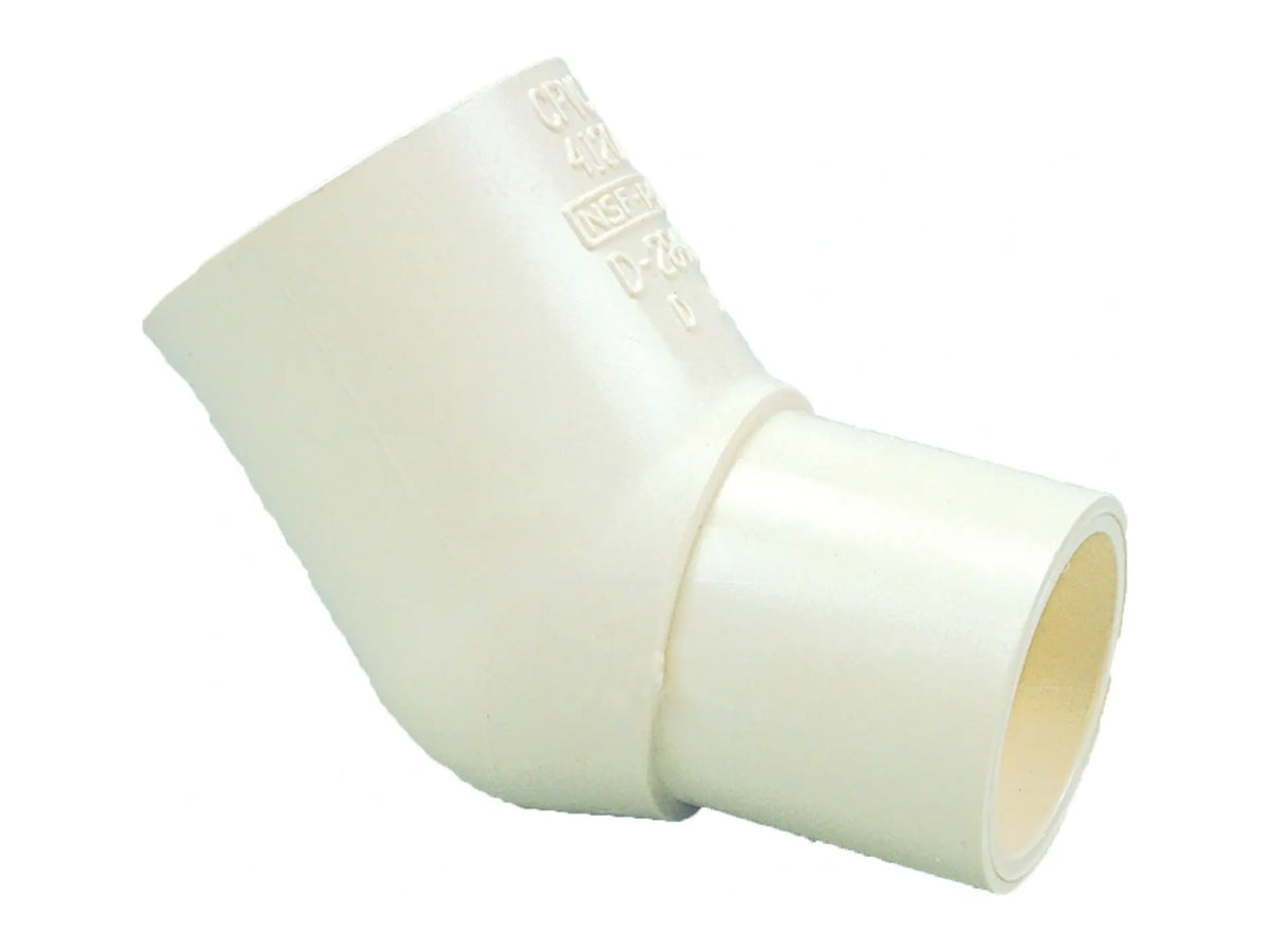 NIBCO M048000, 1/2 in. x 1/2 in. 45° Elbow Spg x Slip CPVC-CTS 4706-2