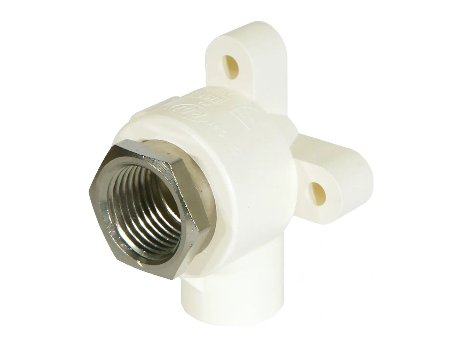 NIBCO M06050LRF, 1/2in. x 1/2in. 90° Drop Ear Elbow Slip CPVC Slip x SS FIPT Lead-Free