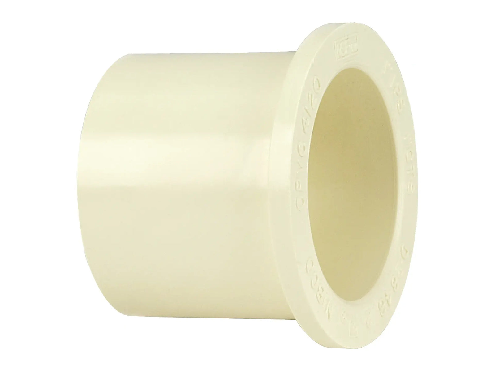 NIBCO M177730, 1/2 in. x 1/2 in. Transitional Bushing Spigot IPS x Slip CTS CPVC-CTS 4718-T