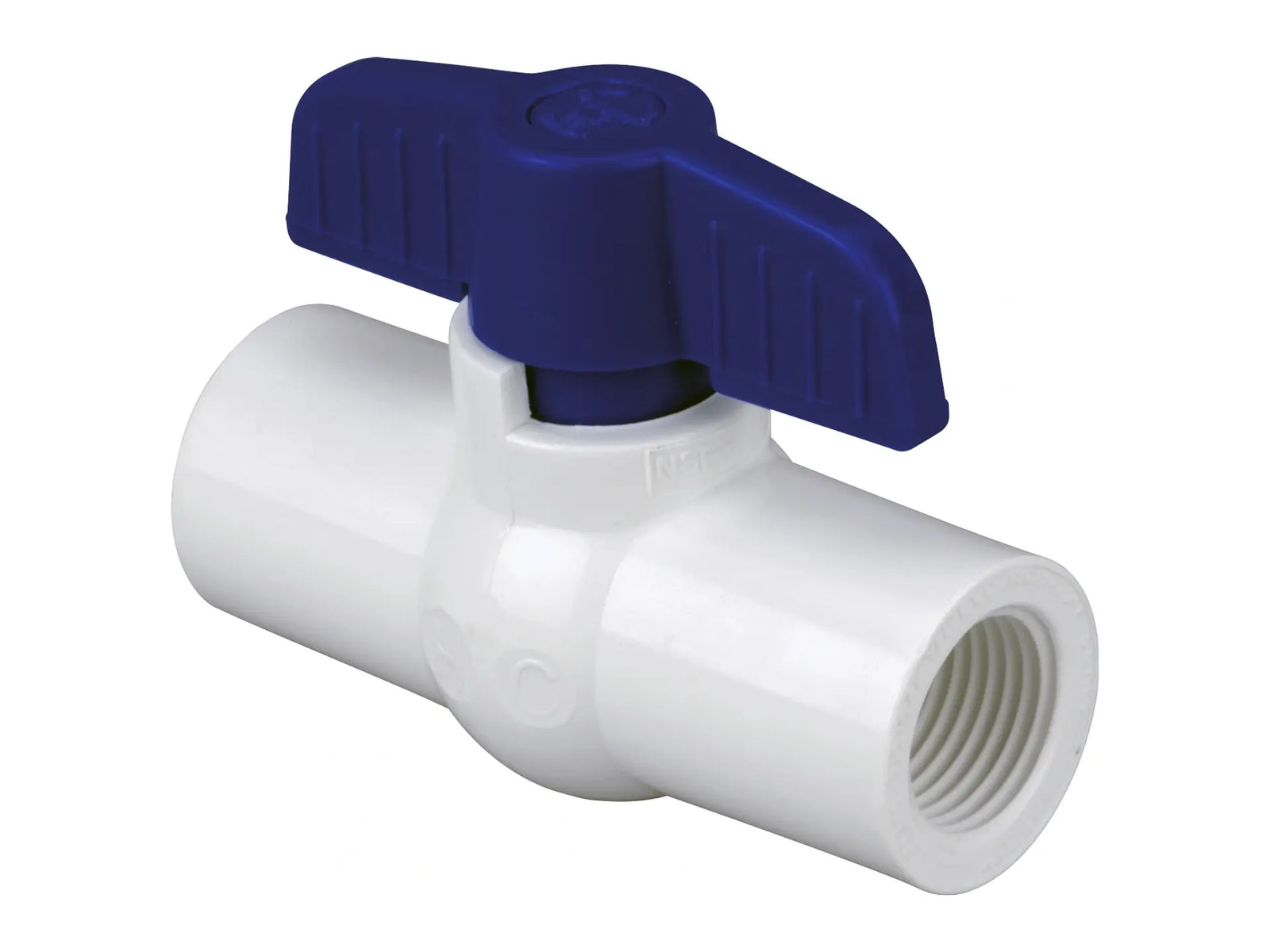 NIBCO MA0013E, 2-1/2 in. PVC Ball Valve, Threaded PVC Schedule 40 4660-T