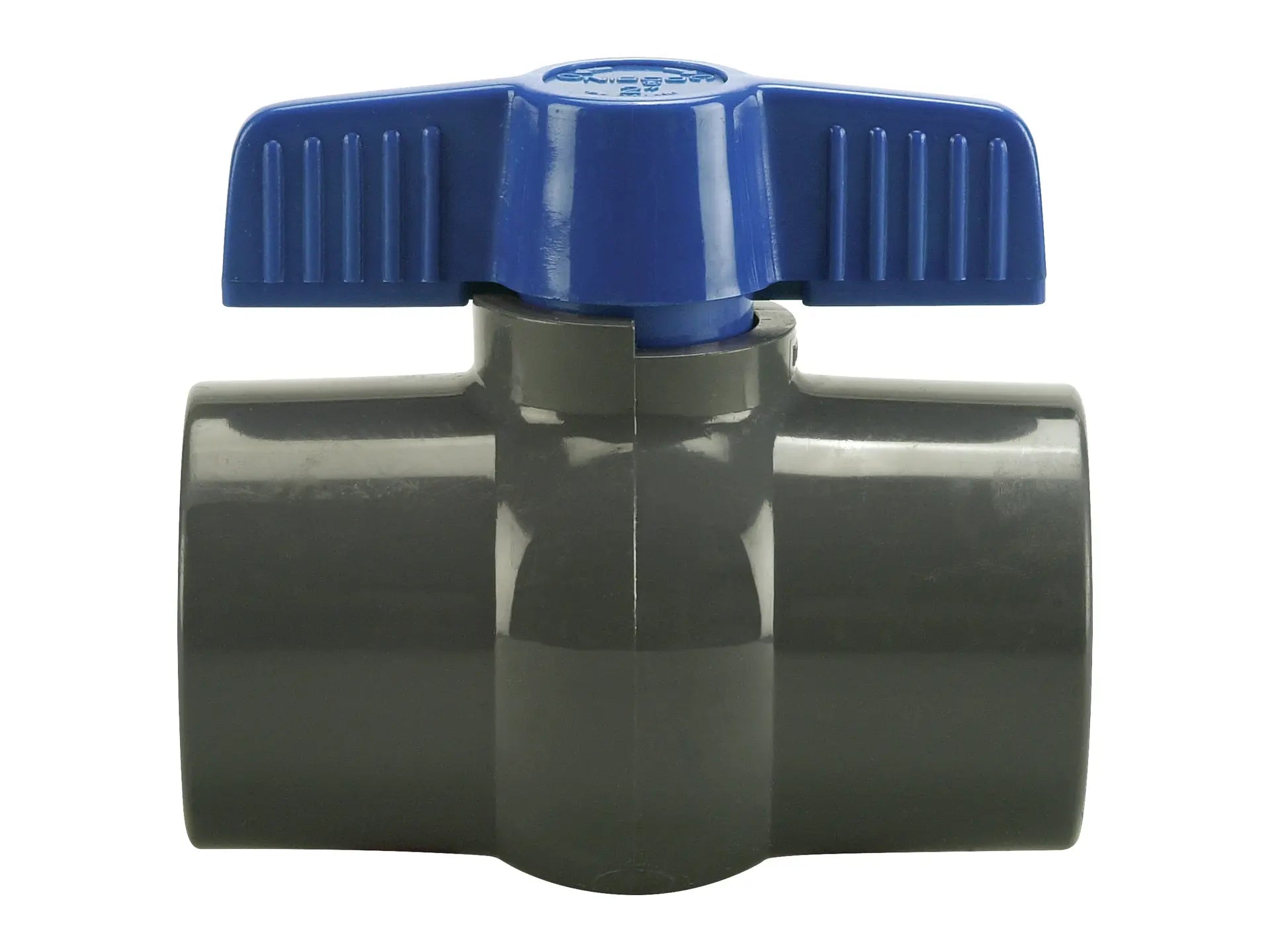 NIBCO MA064AB, 1-1/4 in. Ball Valve Socket, Compact Economy, PVC Schedule 80, EPDM S45CEE
