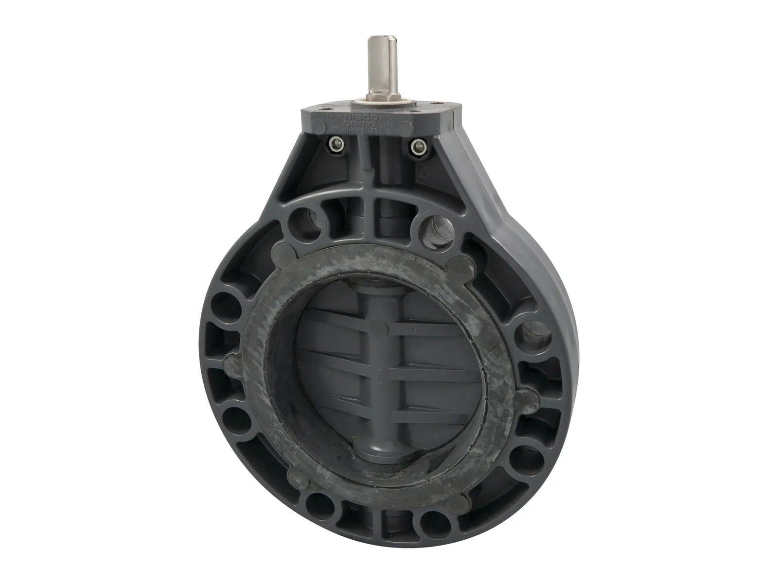 NIBCO MA365AK, 6 in. Butterfly Valve Model B, PVC Schedule 80, FKM W45BFVLH