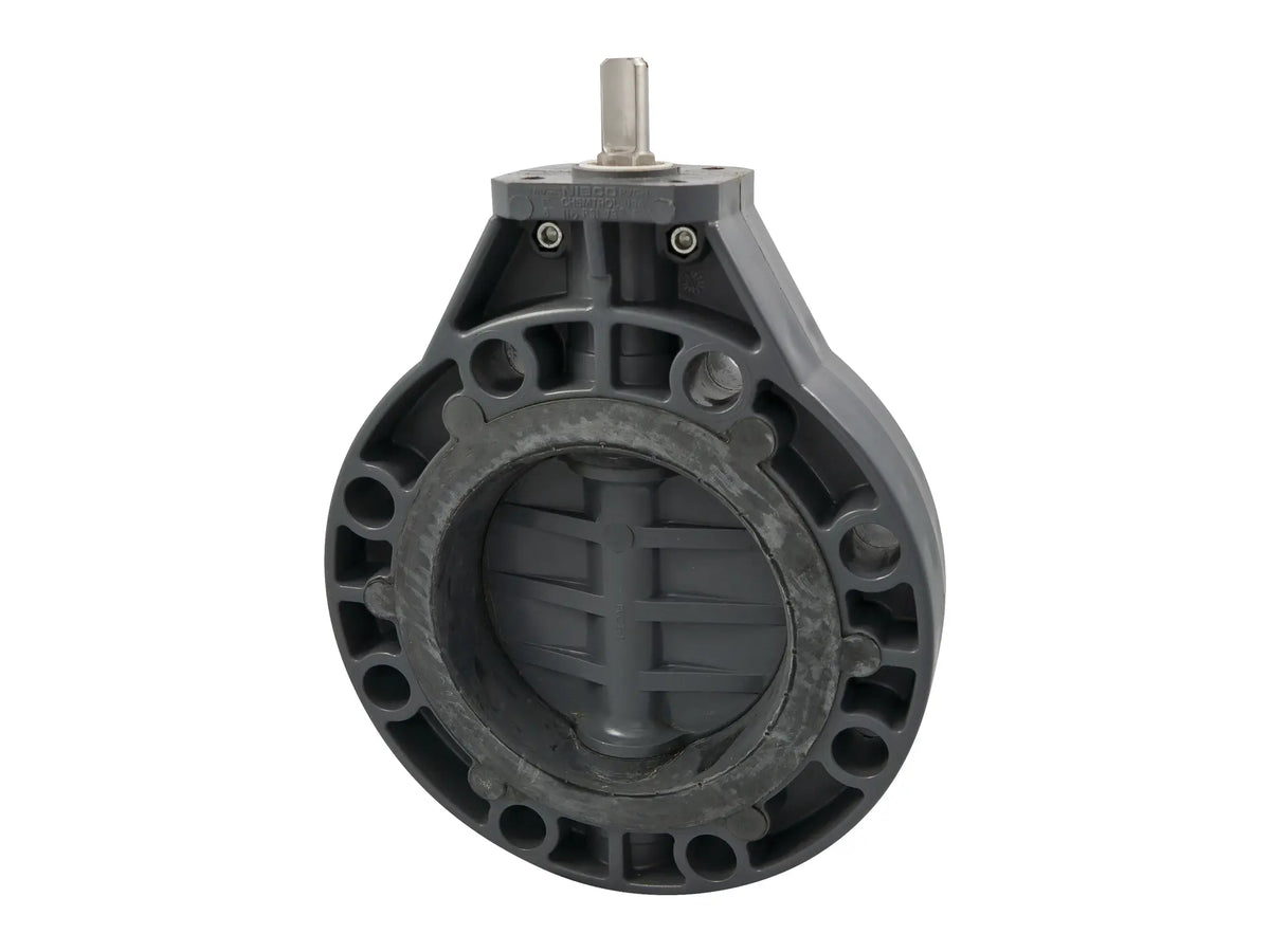 NIBCO MA385AH, 4 in. Butterfly Valve Model B, PVC Schedule 80, FKM W45BFVGO