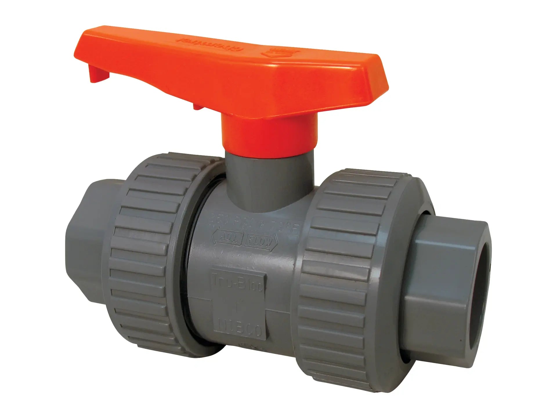 NIBCO MA930UB, 1-1/4in. Ball Valve Model D, Universal Ends, Tru-Bloc True Union, PVC Sch 80