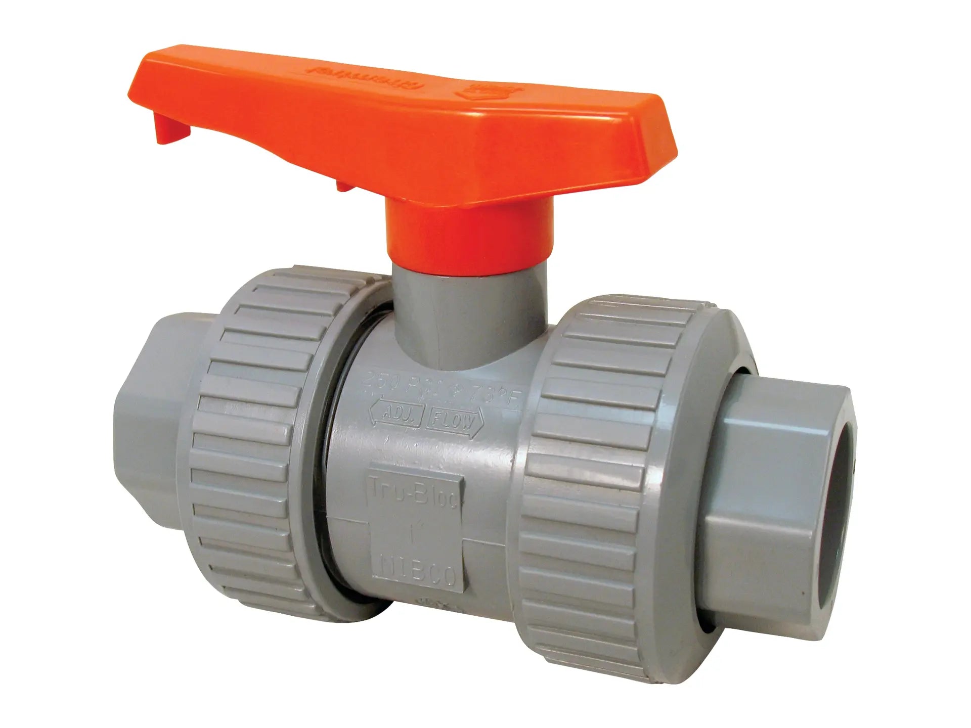 NIBCO MB932UB, 1-1/4in. Ball Valve Model D, Univ End, Tru-Bloc True Union, Corzan HP CPVC Sch 80