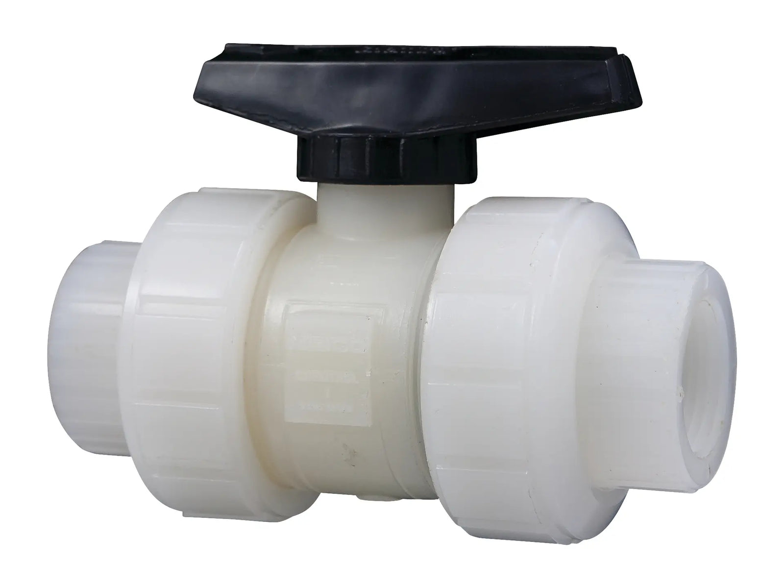 NIBCO ME910A8, 3/4in. Ball Valve Model C, Threaded, Tru-Bloc True Union, Kynar Natural PVDF Sch 80