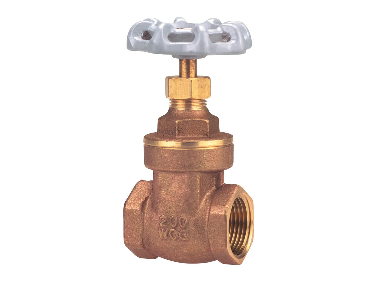 NIBCO N001164, 1/4 in. Gate Valve Brass, Full Port, Threaded Ends T-I8