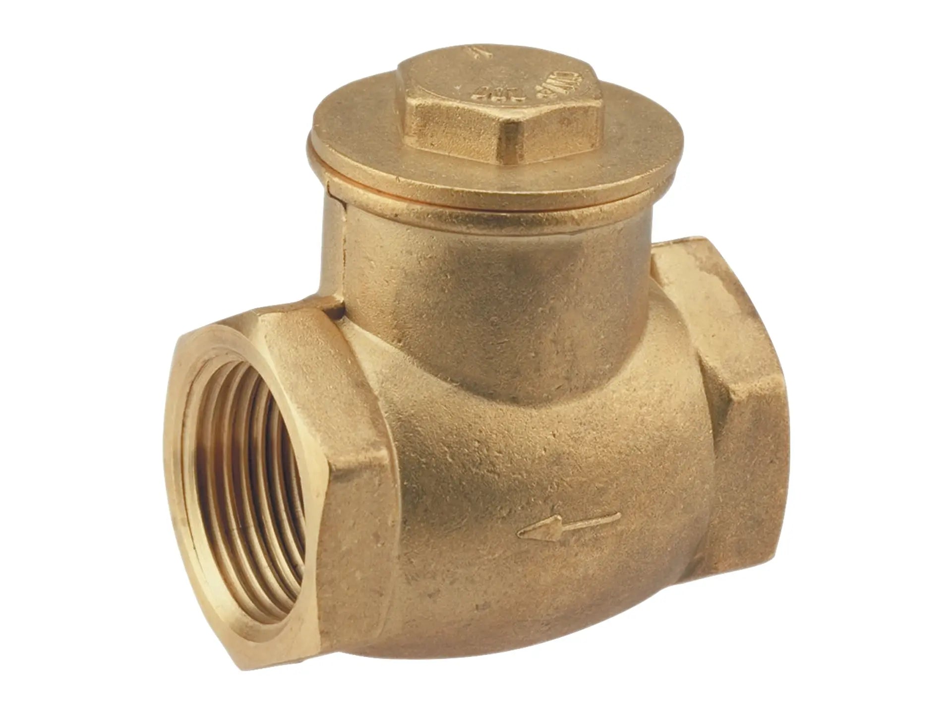 NIBCO N00316A, 1 in. Check Valve Brass, Swing, Threaded T-I3