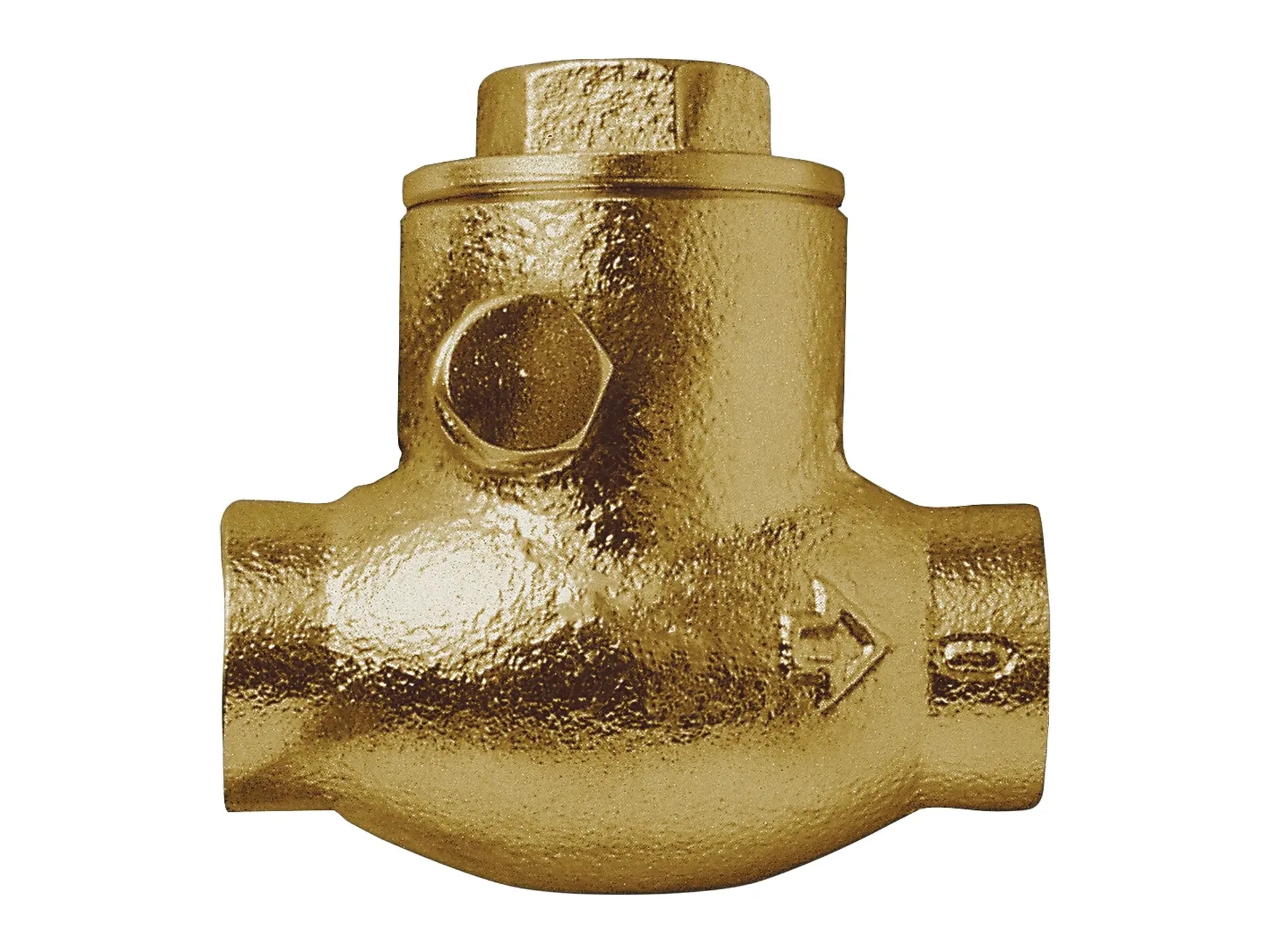 NIBCO N00326C, 1-1/2 in. Check Valve Brass, Swing, Solder S-I3