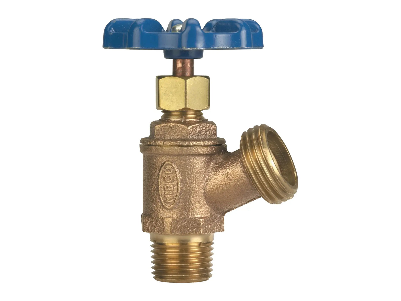 NIBCO N64N006, 1/2 in. Boiler Drain Multi-Turn, Copper or Male Threads to Hose 74-CL